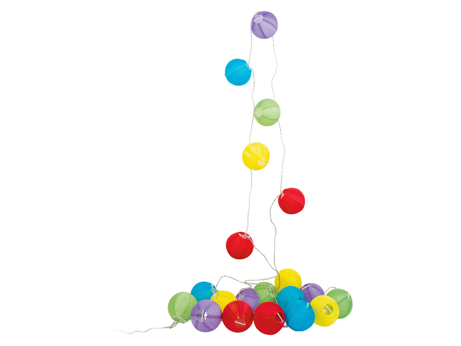 Livarno home Ogrodowa girlanda świetlna LED Xxl, 15 LED Kolorowy