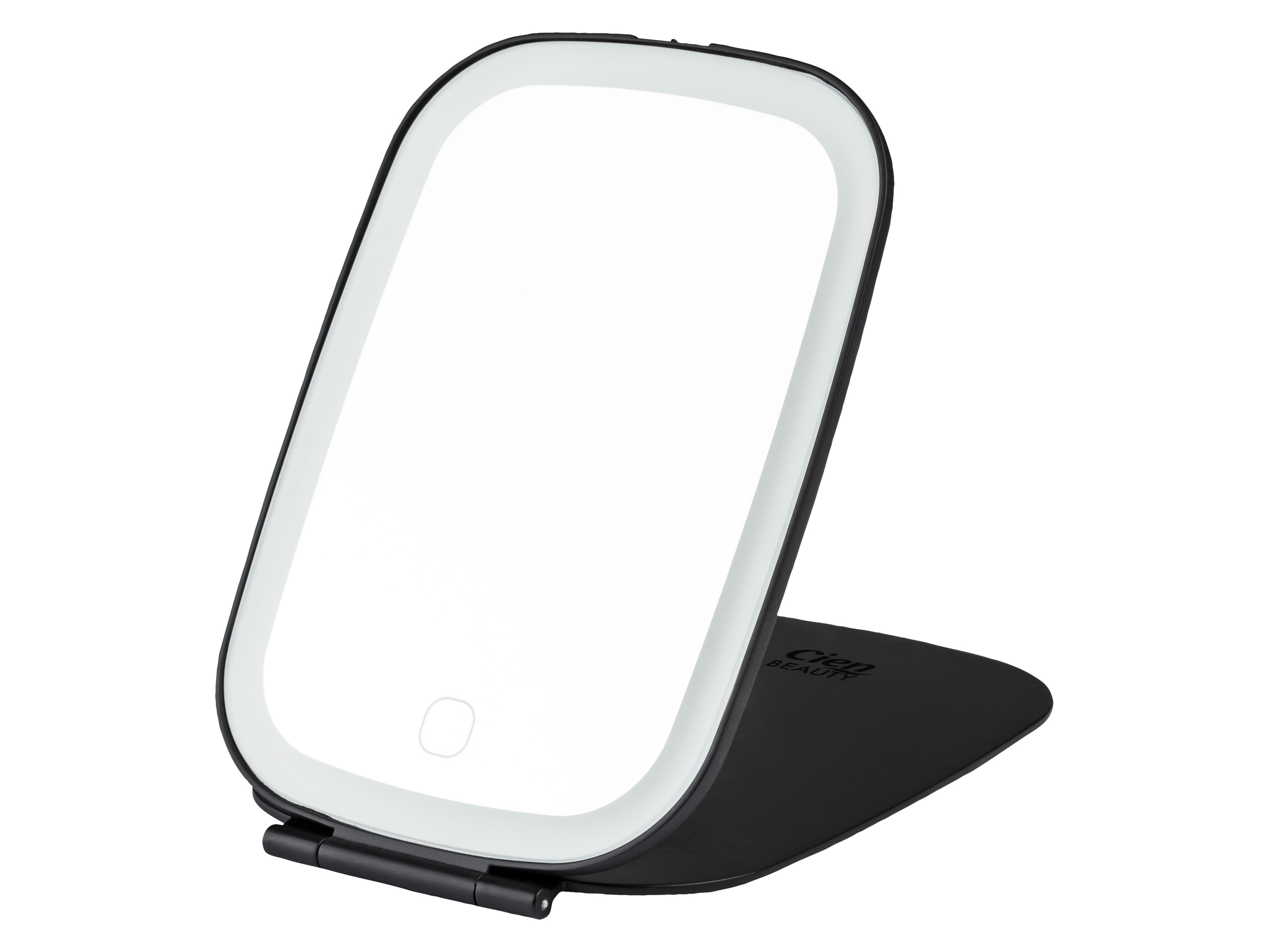 Cien Beauty Lusterko podróżne LED Czarny