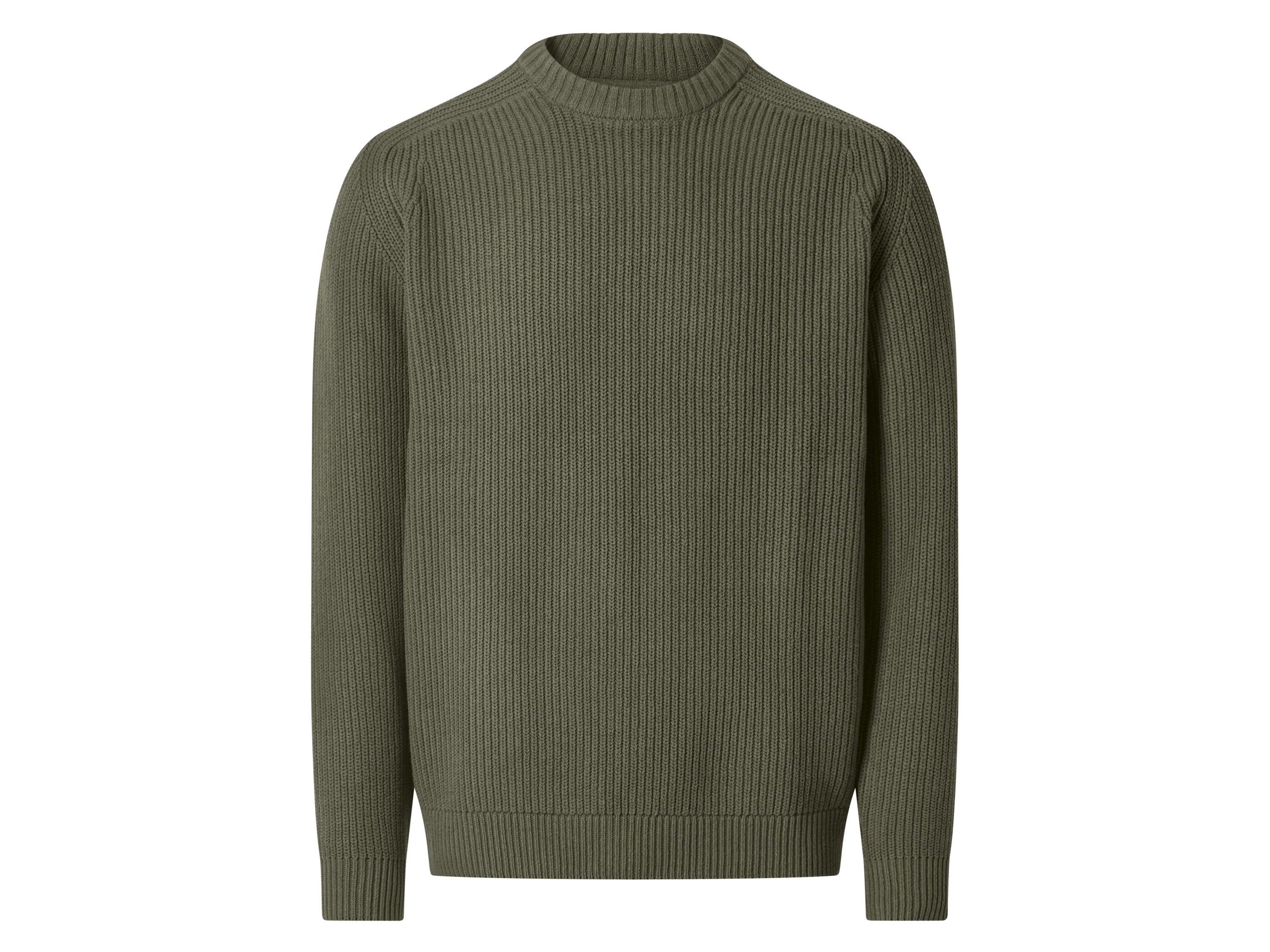 Esmara Men Sweter dzianinowy męski Oliwkowy, XXL 60/62