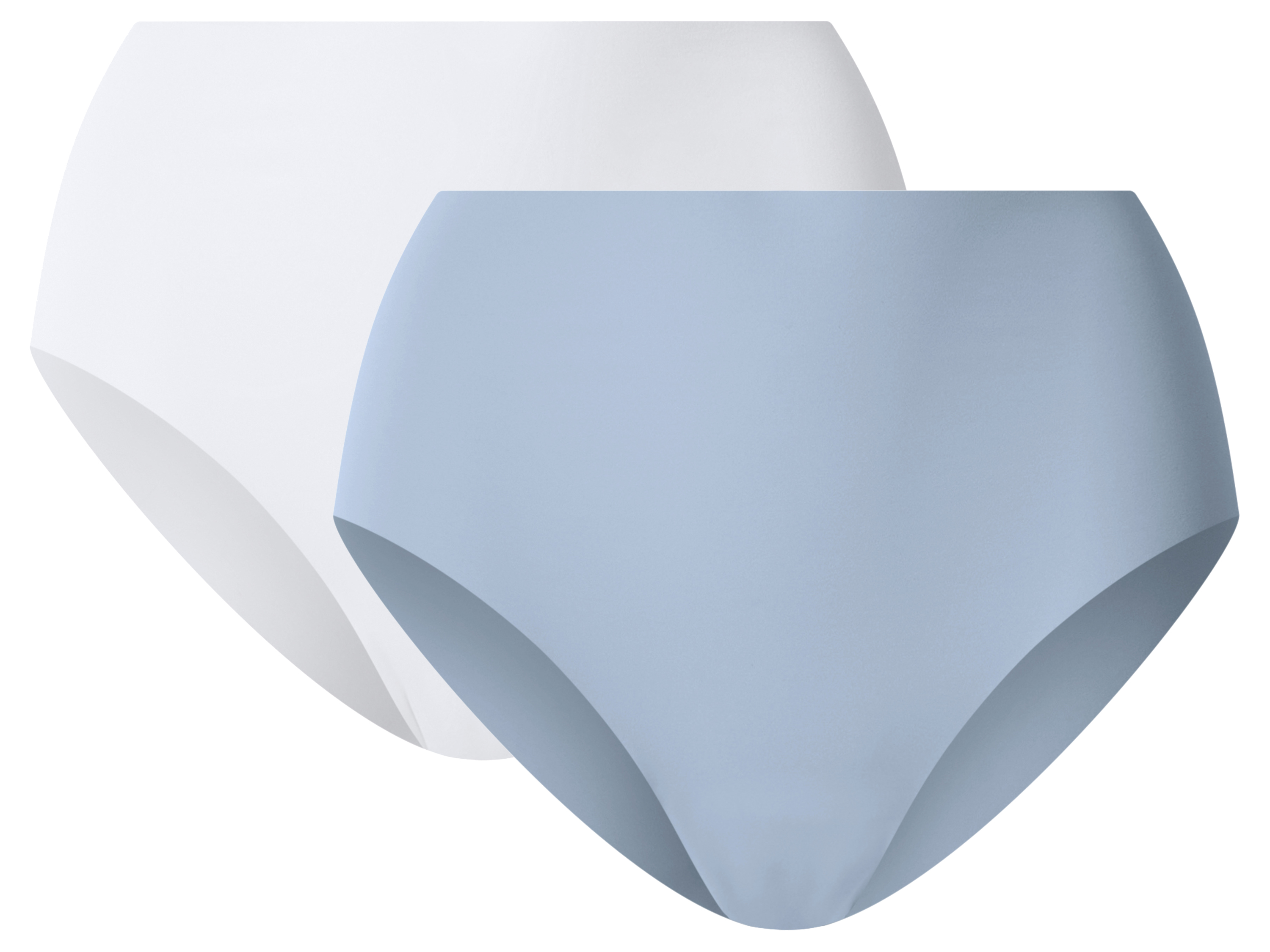 esmara Bezszwowe majtki modelujące damskie, 2 pary Niebieski/ biały, Xl48/50