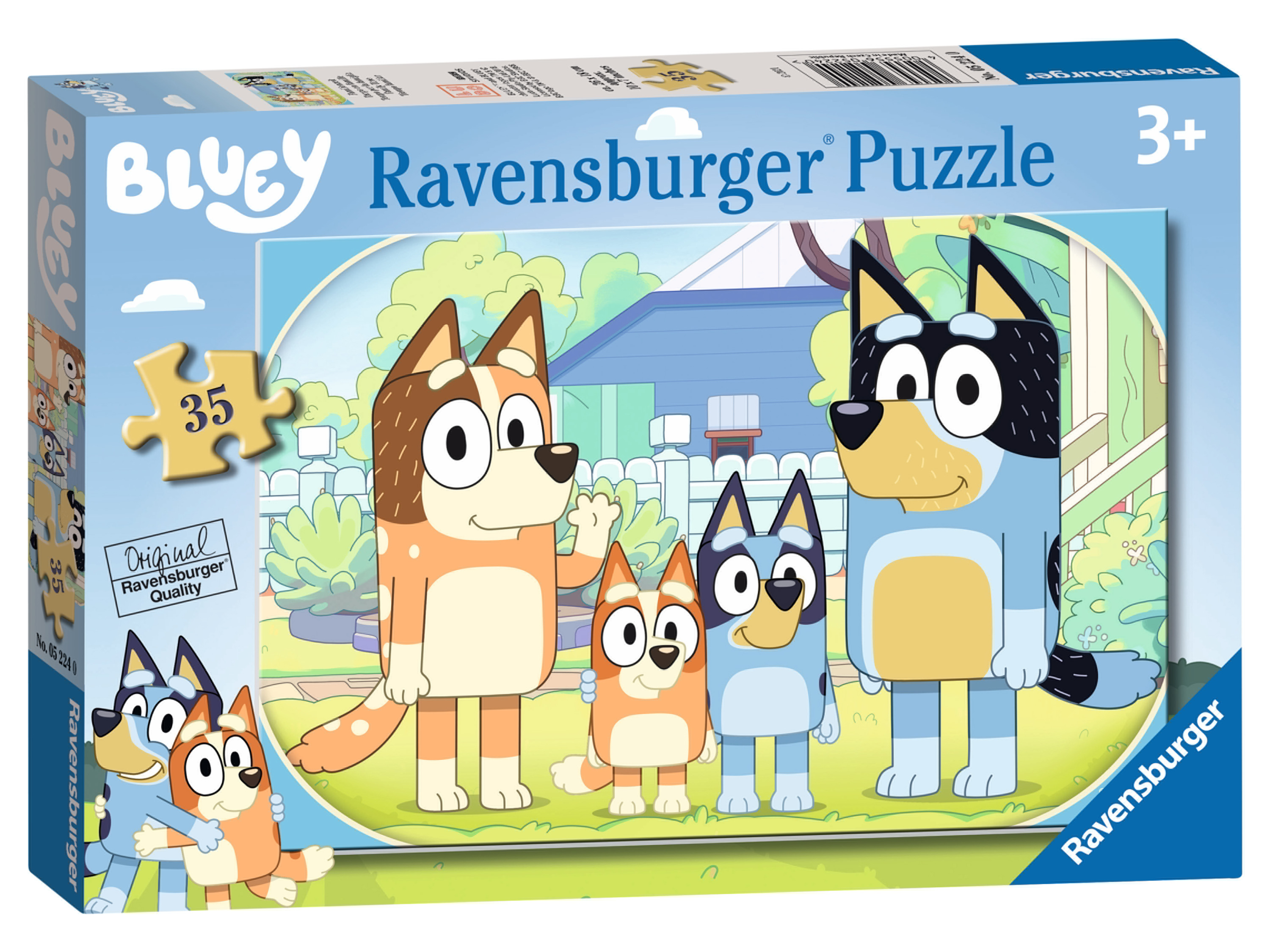 Ravensburger Puzzle dla dzieci Bluey, 35 sztuk