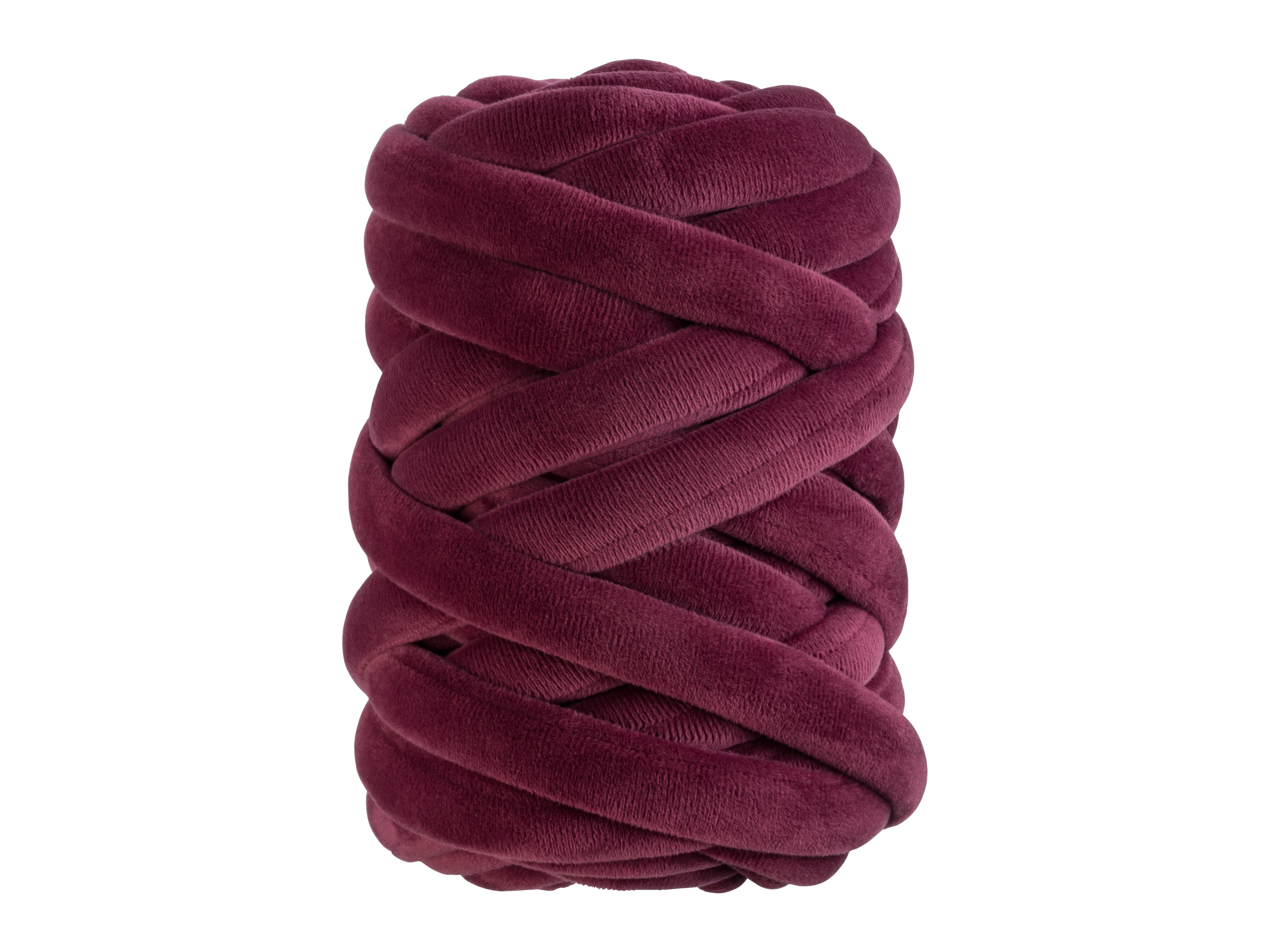 crelando Włóczka do ręcznego dziergania „Velvet" lub „Cozy” Aksamitny bordowy