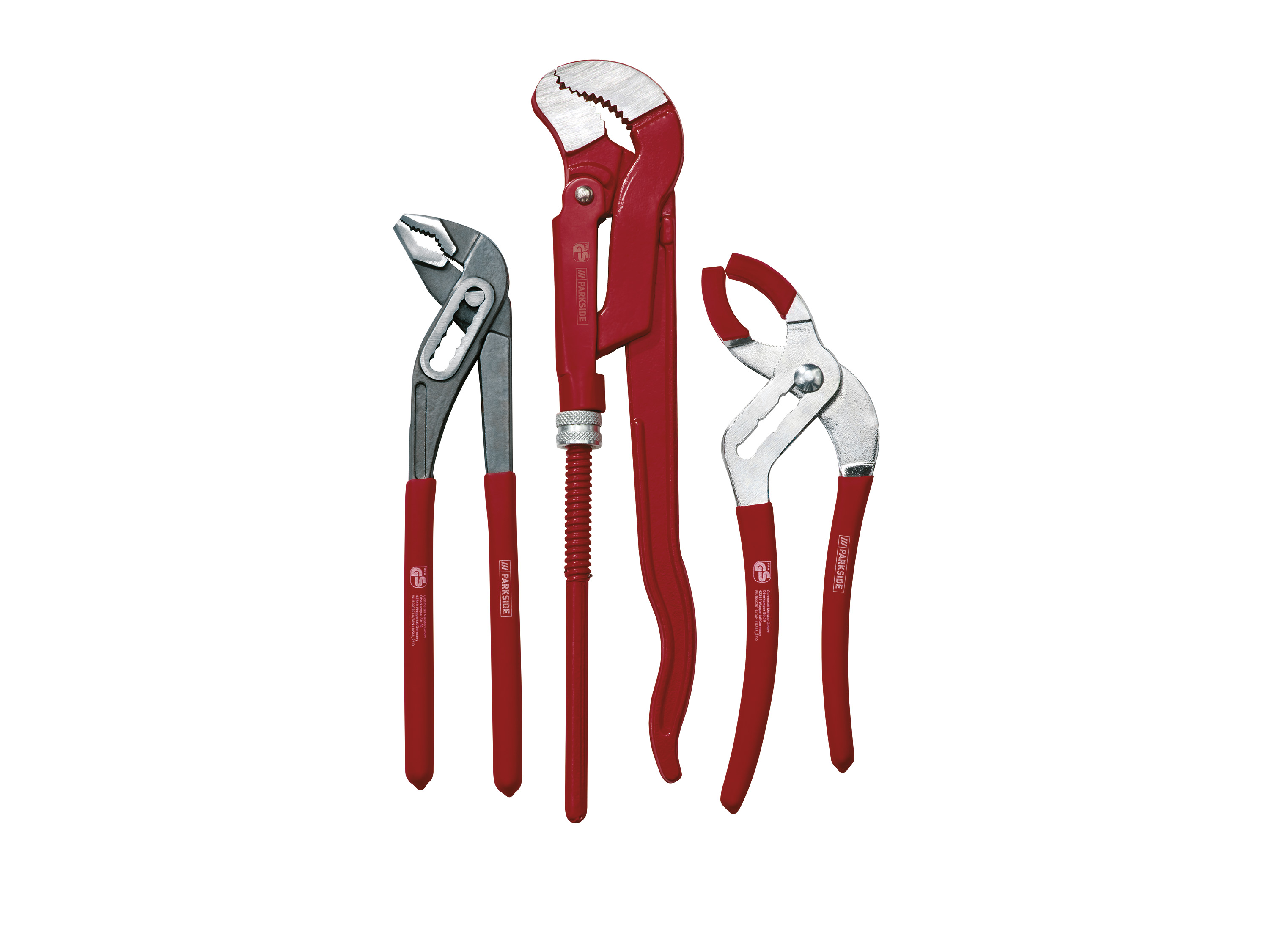 Parkside Narzędzia sanitarne, do instalacji sanitarnych i grzewczych Zestaw ze szczypcami do instalacji sanitarnych