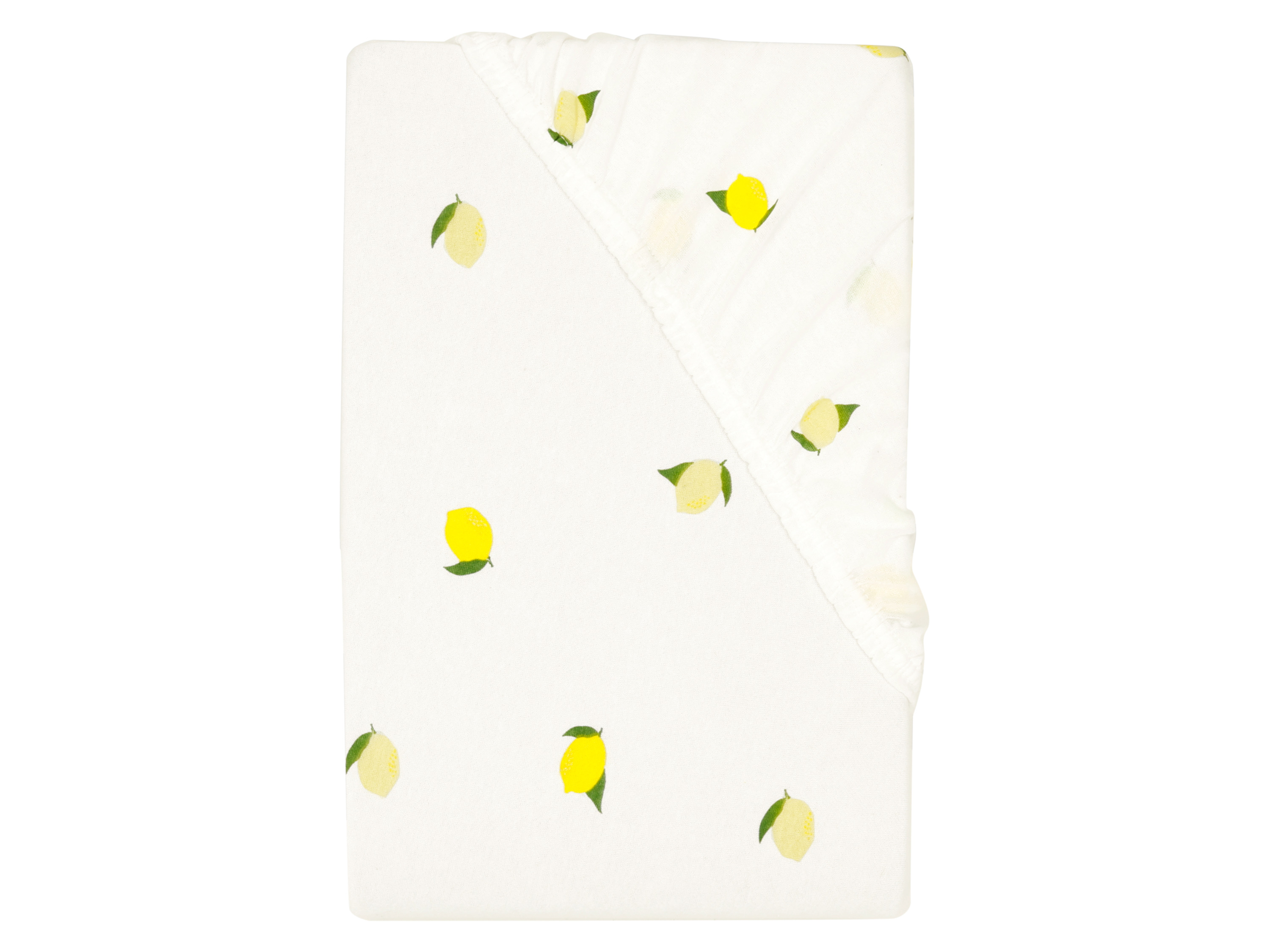 Livarno Prześcieradło z dżerseju z gumką, 90-100 x 200 cm Cytryna