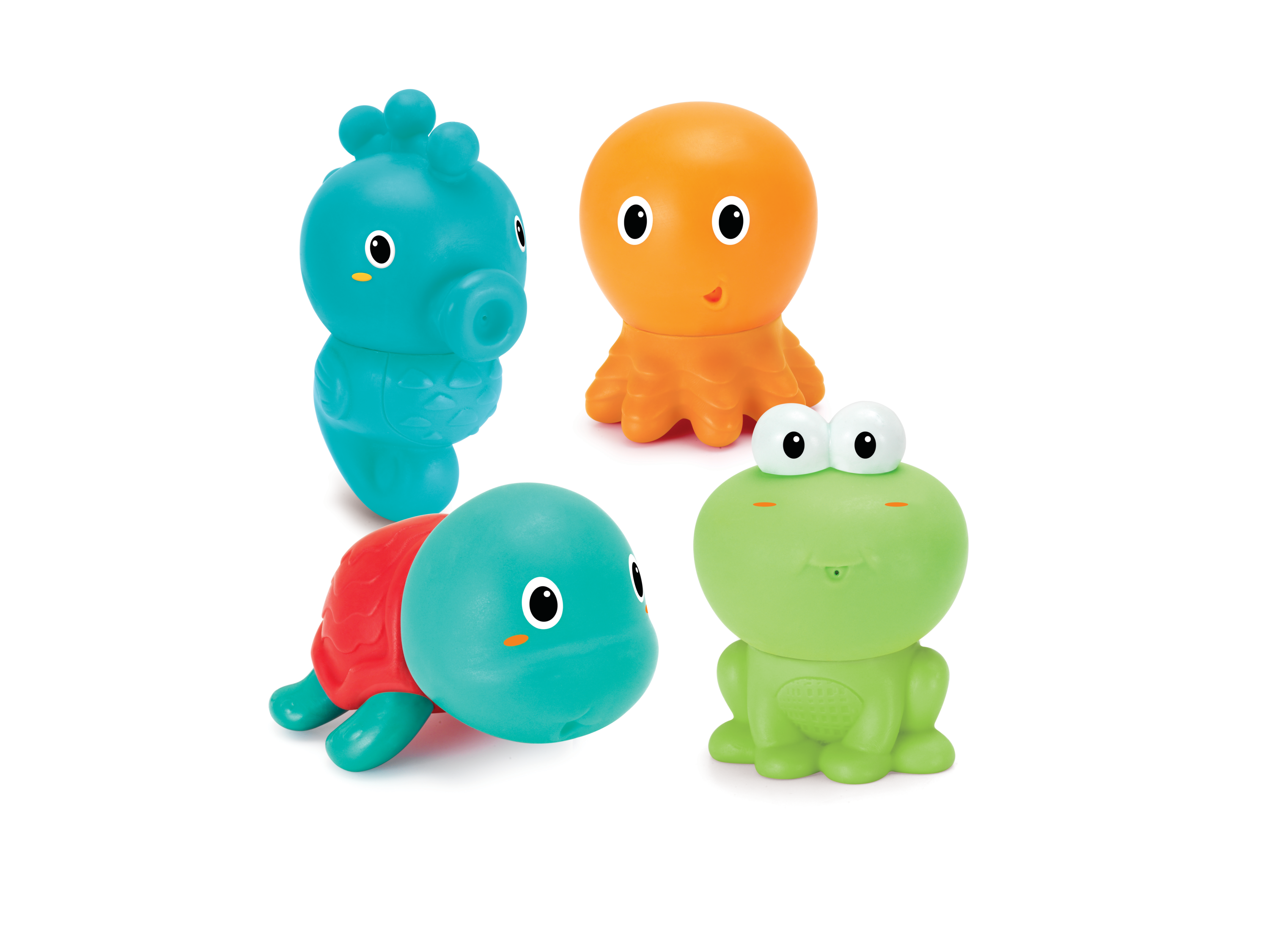 Infantino 4-częściowy zestaw zraszaczy do wanny