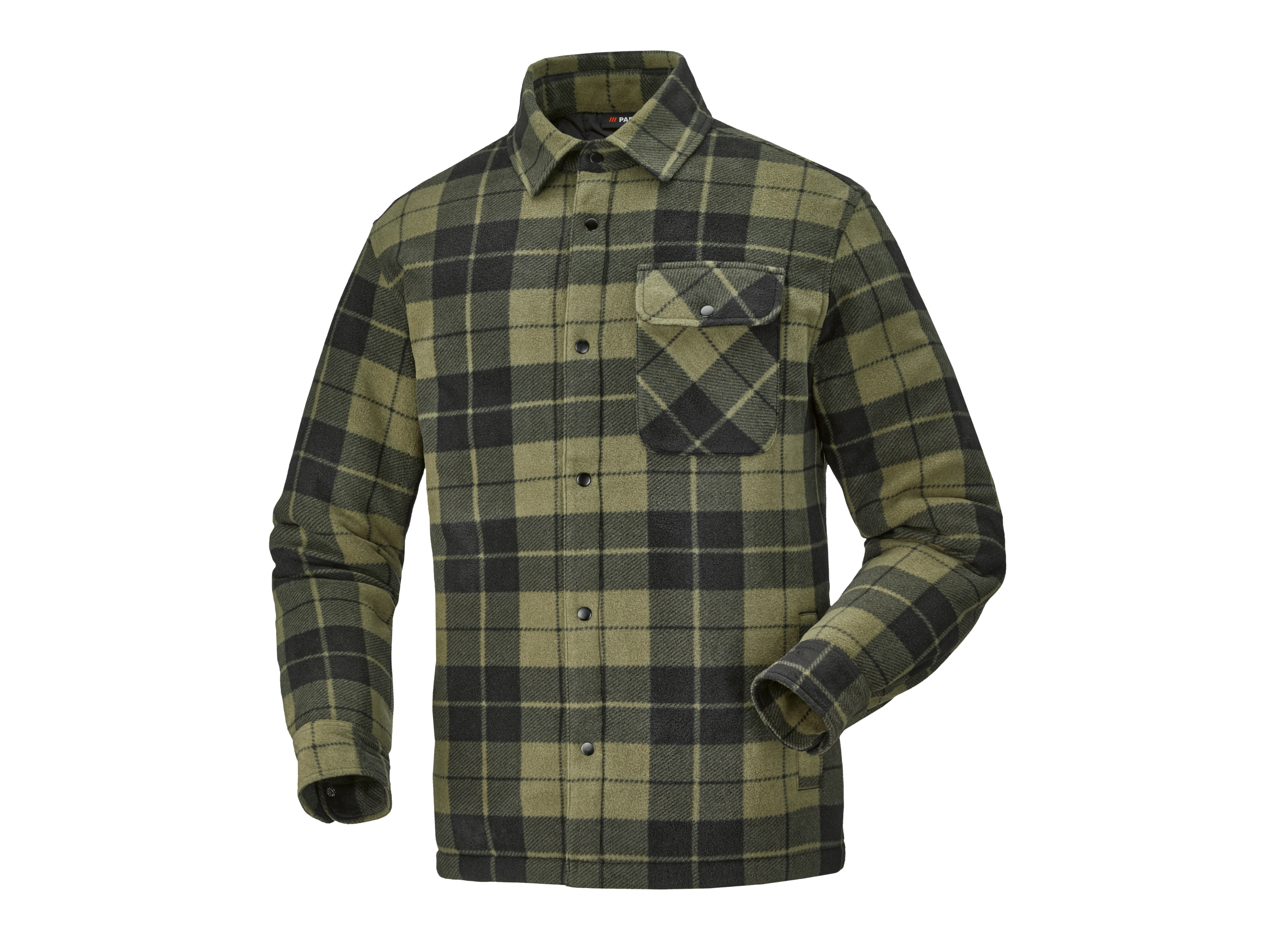 Parkside Koszula męska w kratę Khaki, XL 56/58