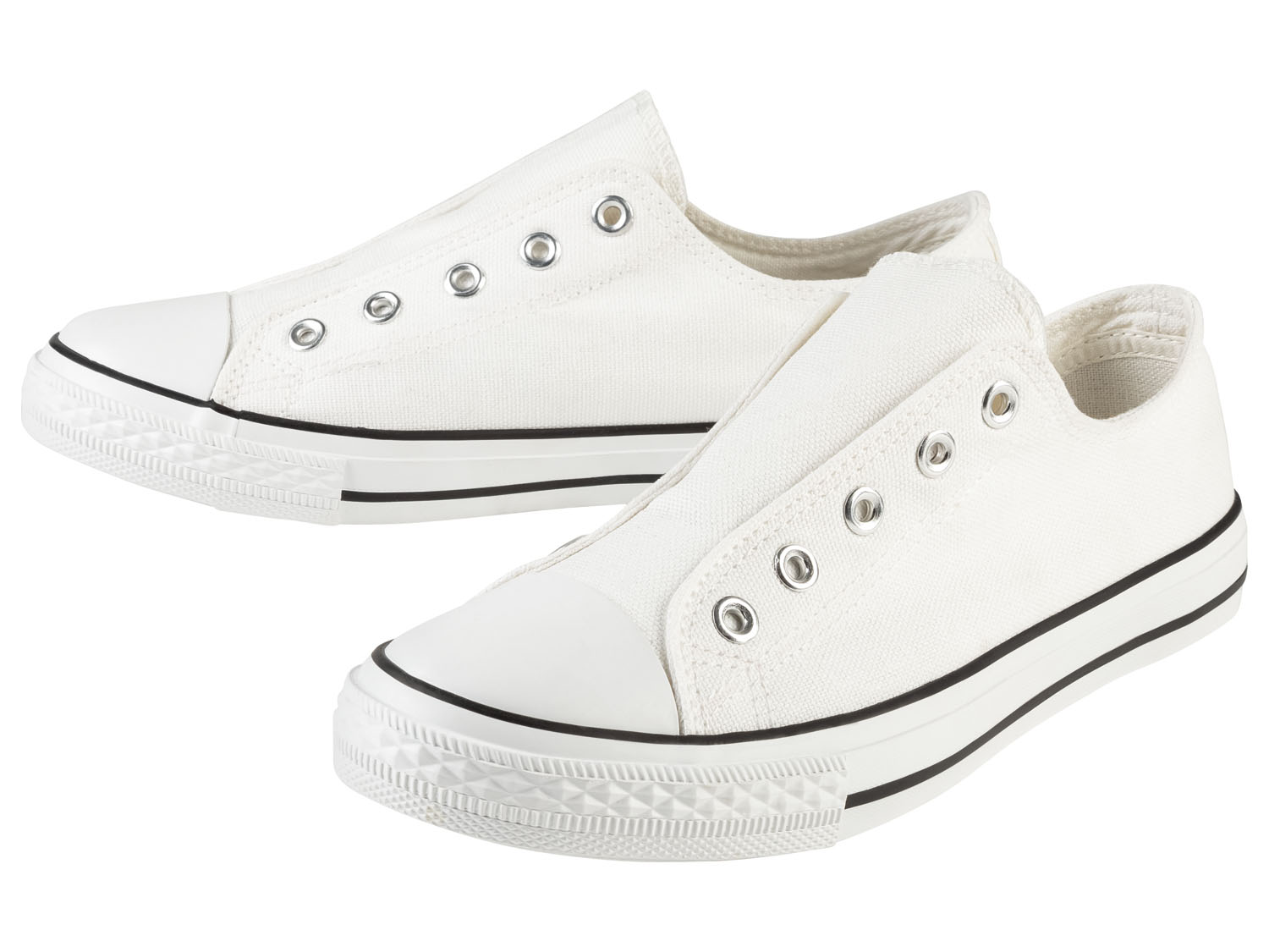 pepperts! Buty sportowe dziewczęce Canvas, 1 para 34, Biały