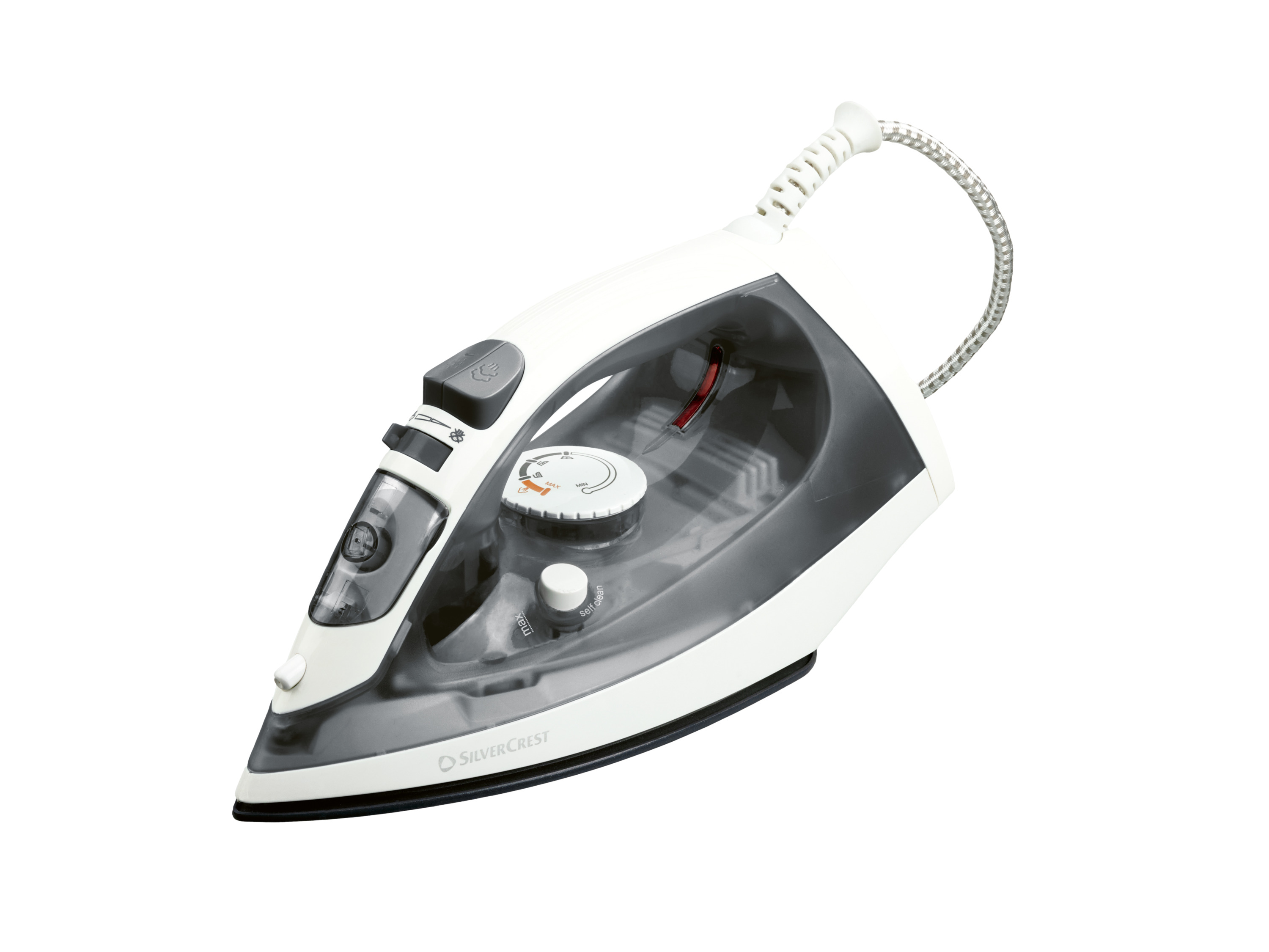 Silvercrest Żelazko parowe, 1740 W, SDB 1600 B4 Biały/szary