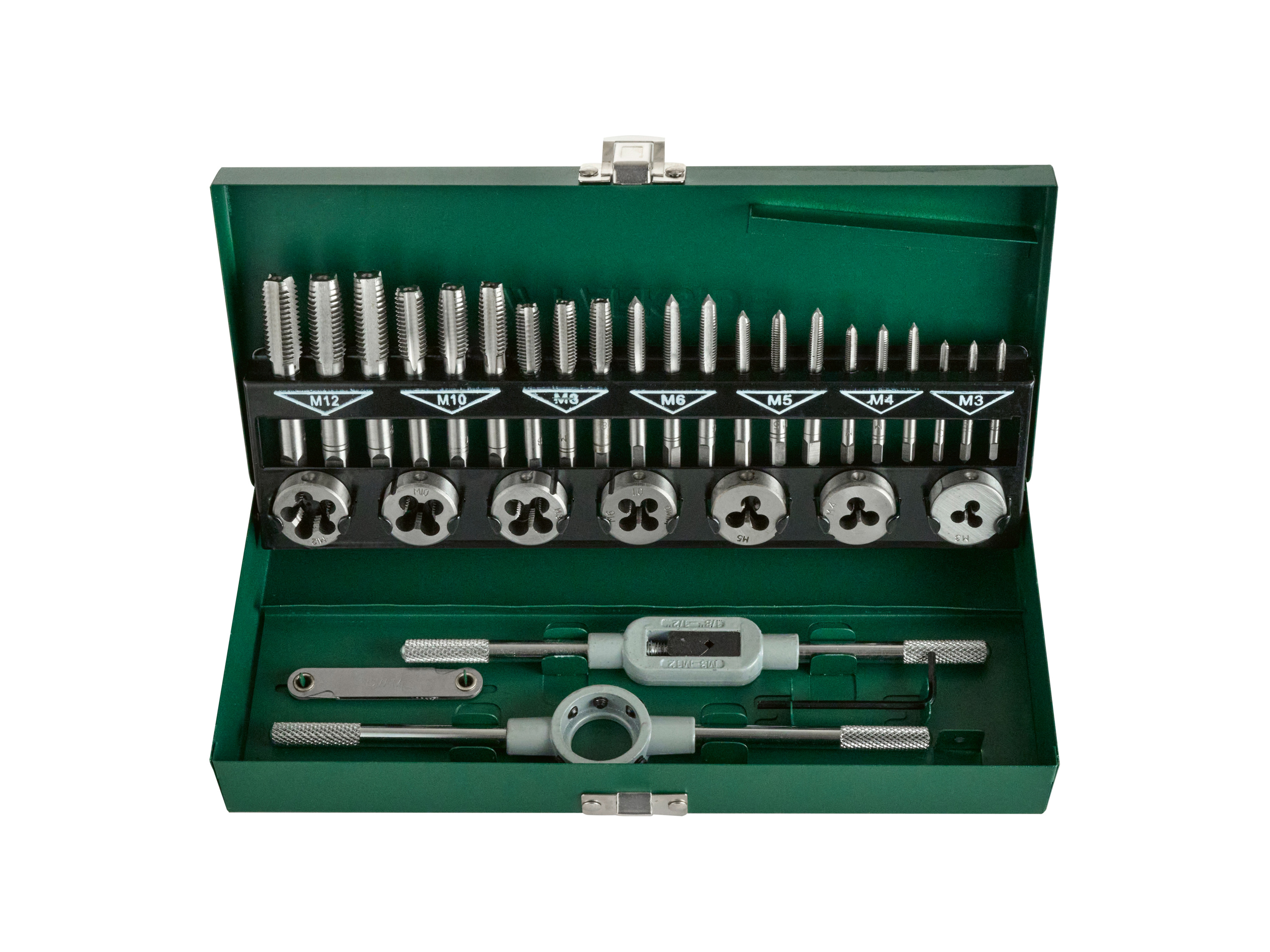 Parkside Zestaw gwintowników i narzynek, 32 elementy