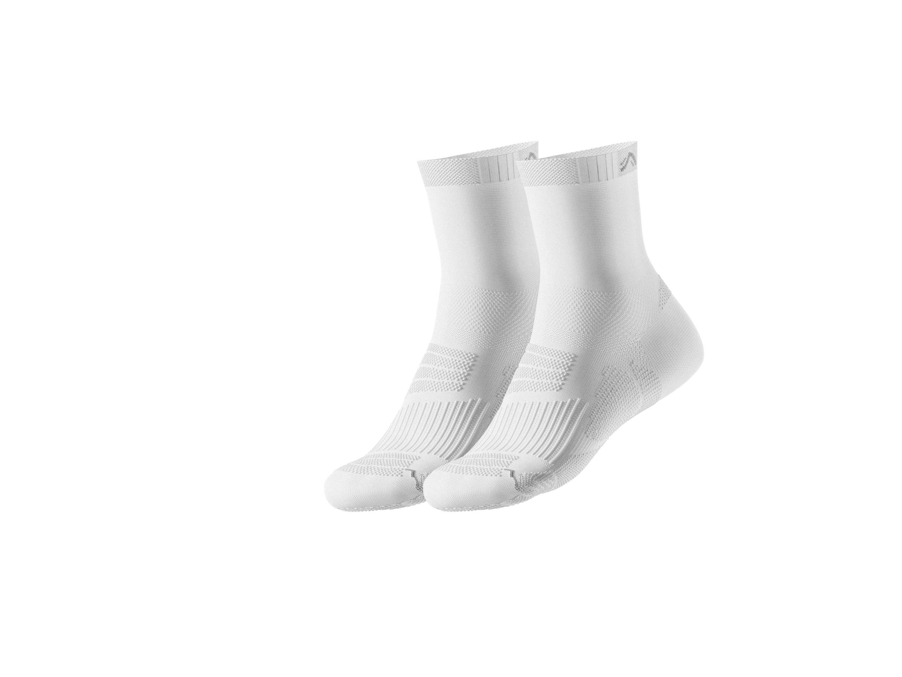 Crivit Skarpetki sportowe, 2 pary Biały, 35-38