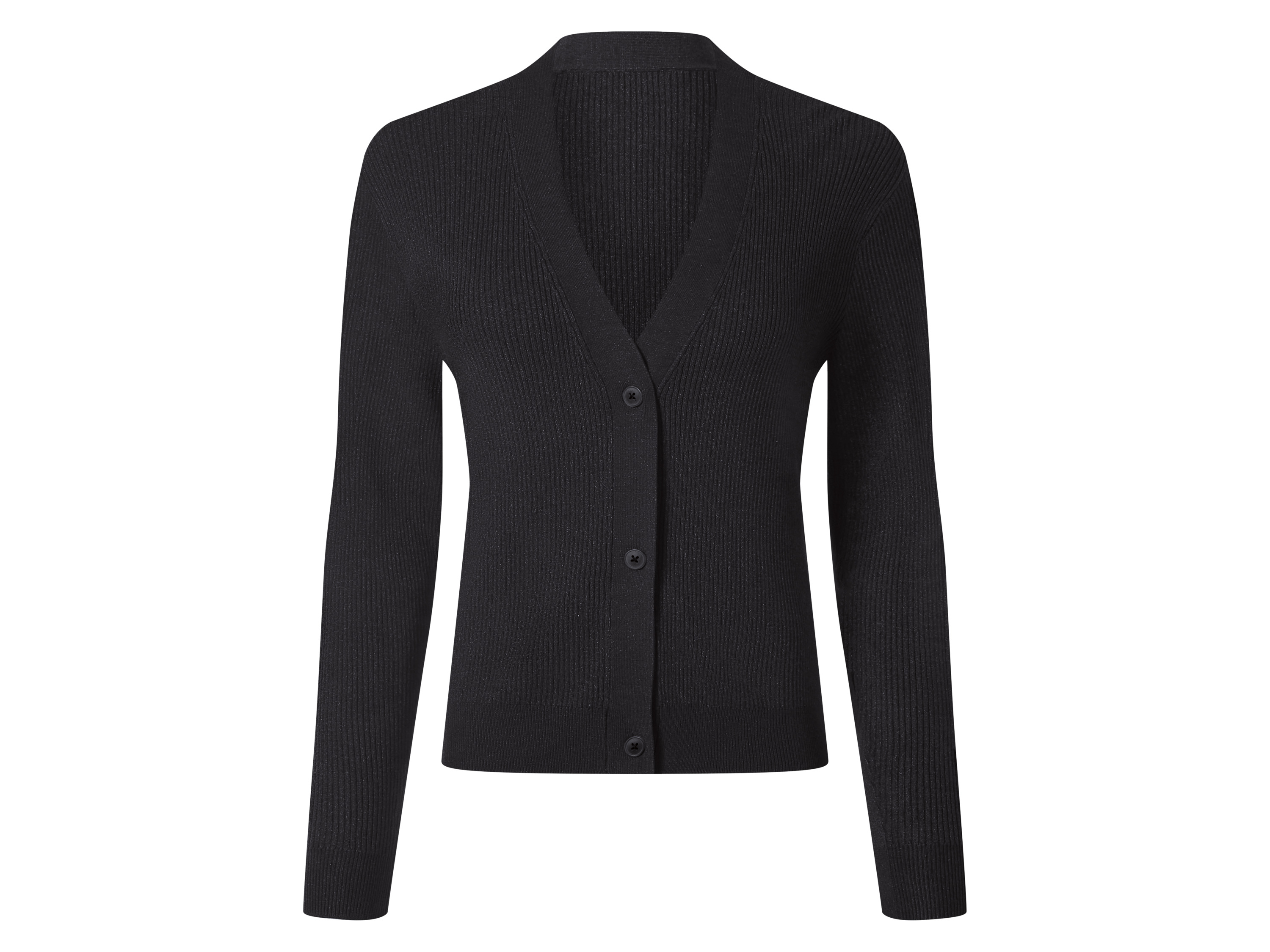 esmara Kardigan damski z delikatnej dzianiny Czarny, L44/46