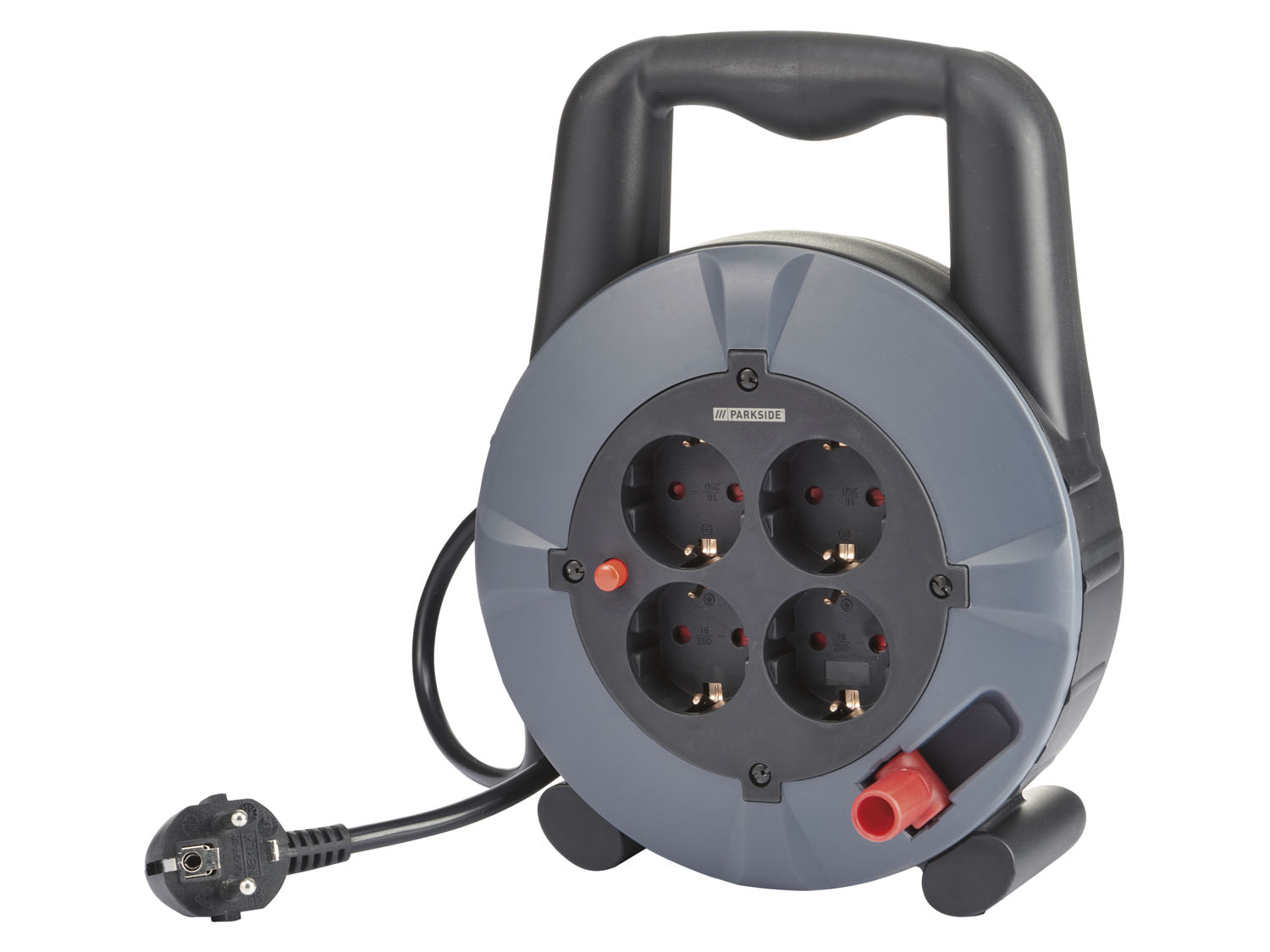 Parkside Przedłużacz bębnowy z 4 gniazdkami, 5 m