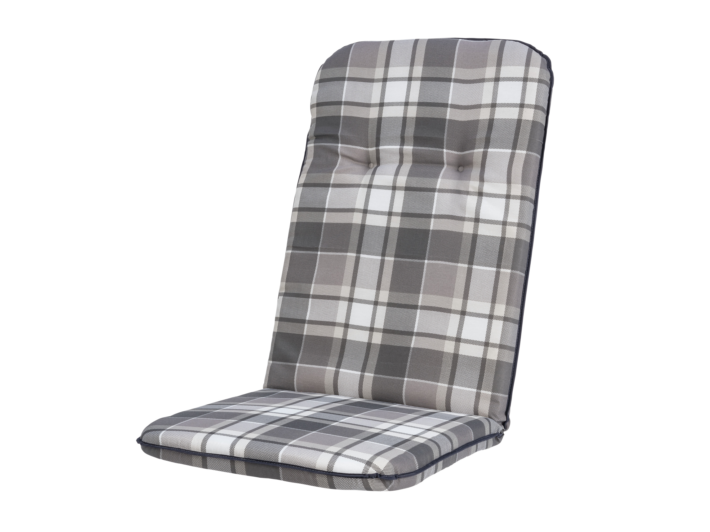 Livarno Poduszka na krzesło z wysokim oparciem Szary