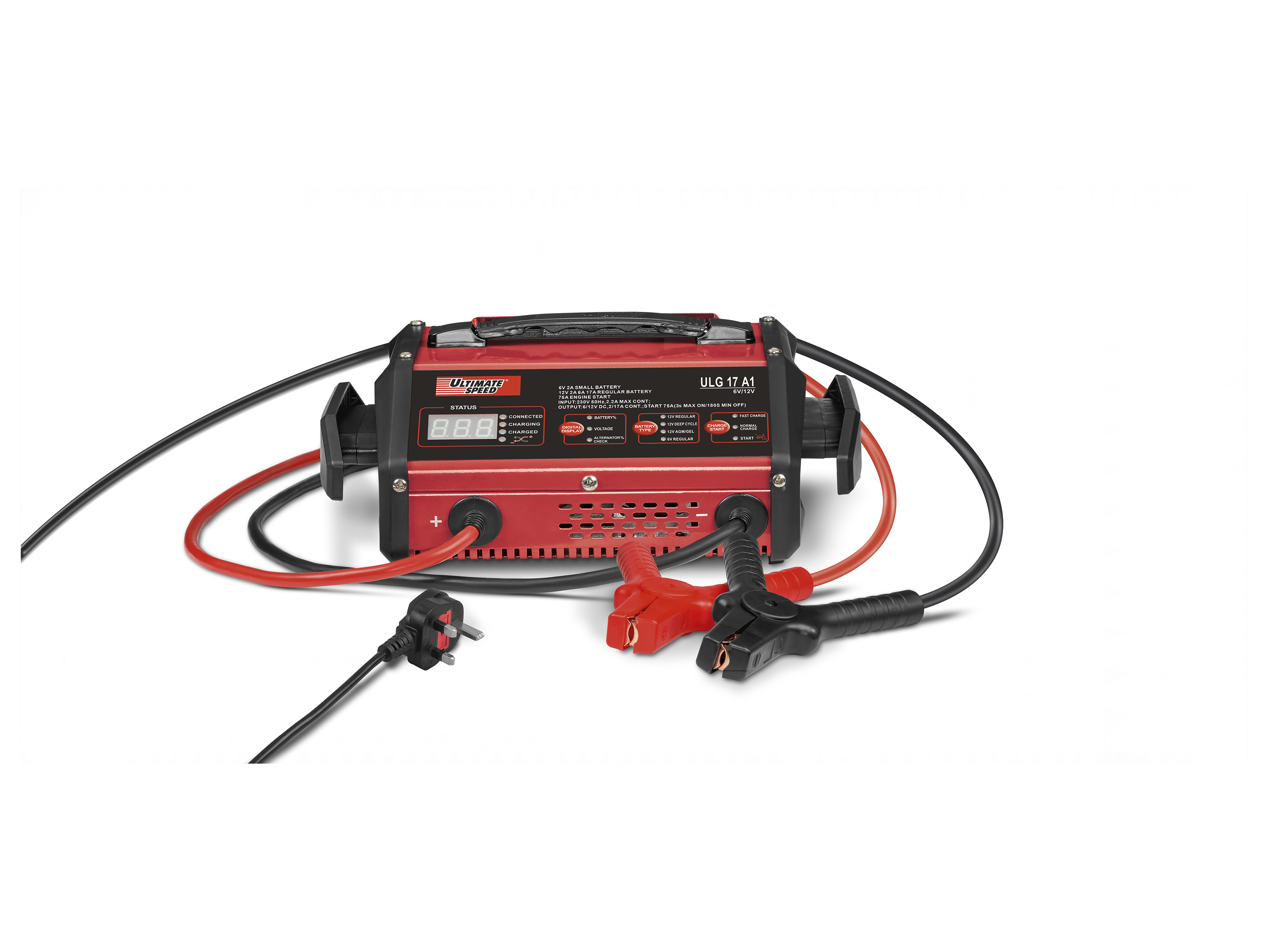 Ultimate Speed Ładowarka samochodowa ULG 17 A1 z funkcją rozruchu.