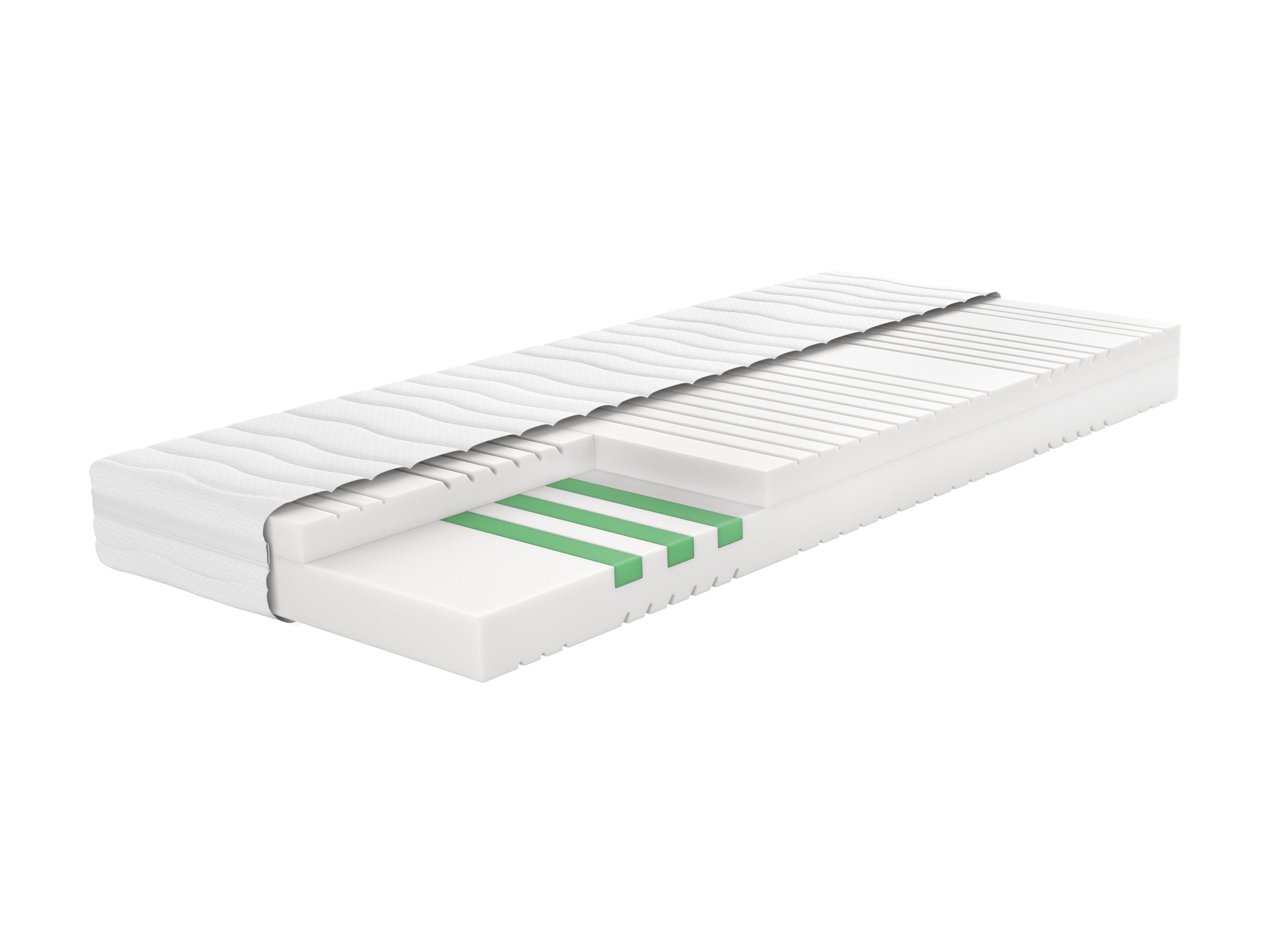 Livarno home 7-strefowy materac z zimnej pianki, H3, z paskiem klimaband, 90 x 200 cm