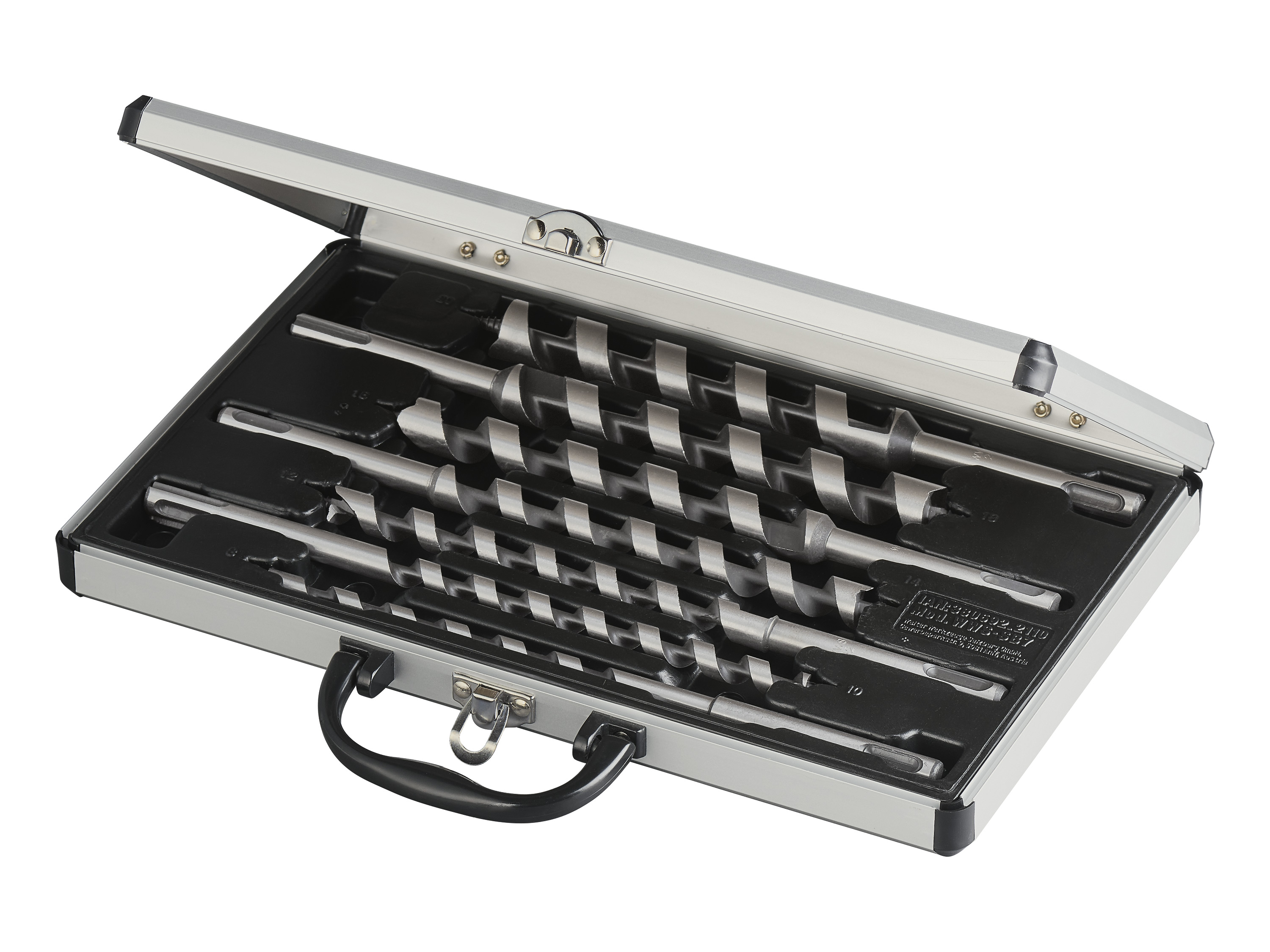 Parkside Zestaw wierteł udarowych / dłut / wierteł spiralnych Komplet wierteł spiralnych, 7 szt.