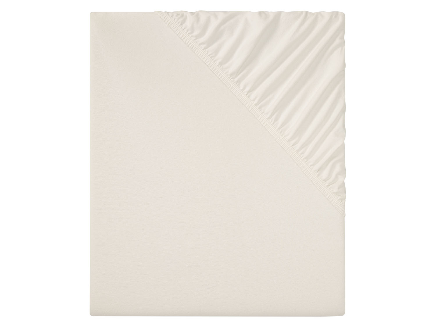Livarno home Prześcieradło bawełniane z dżerseju z elastanem, 90-100 x 200 cm Beżowy