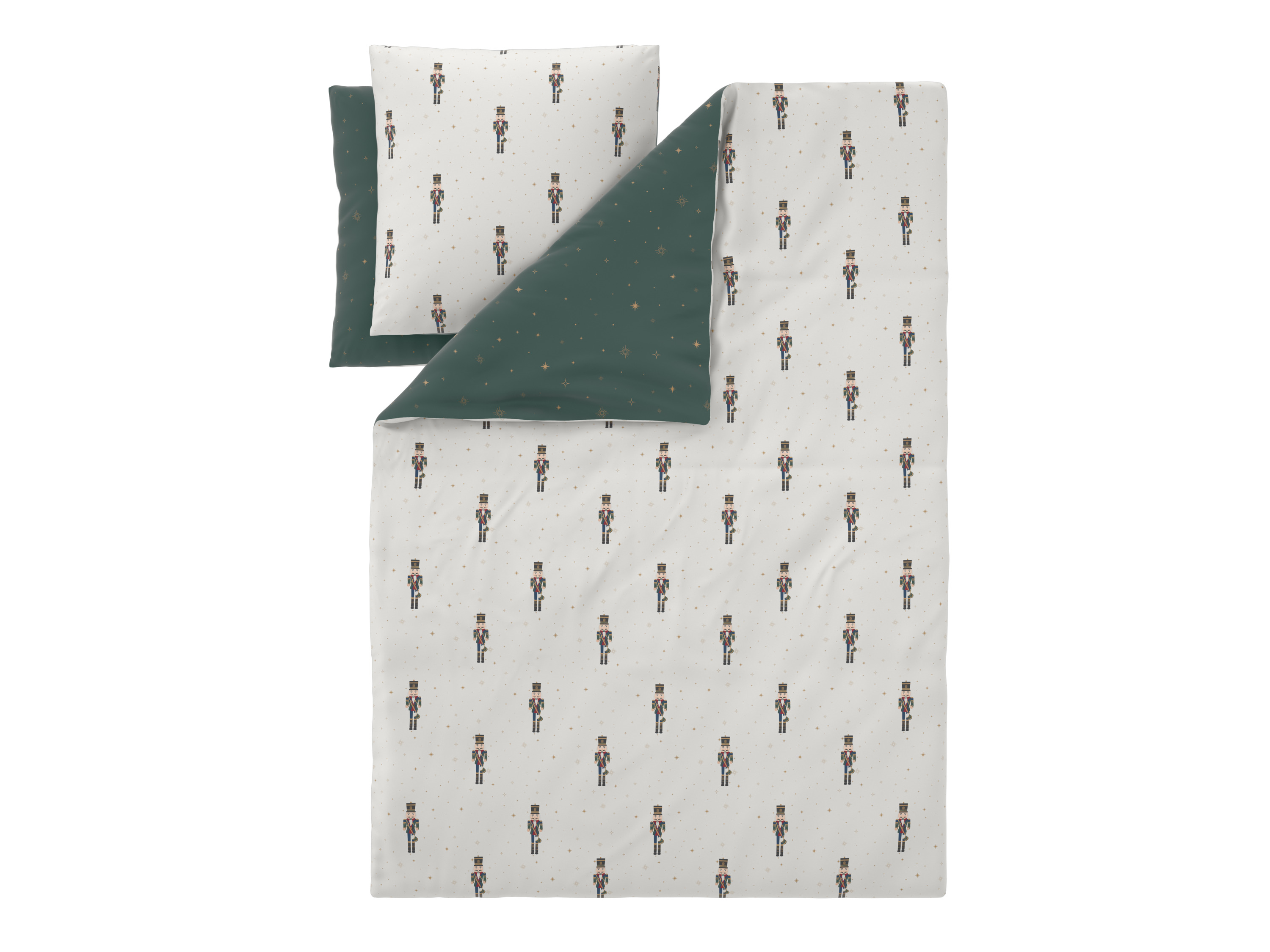 Livarno Pościel z mikrowłókna satynowego, 220 x 200 cm Dziadek do orzechów