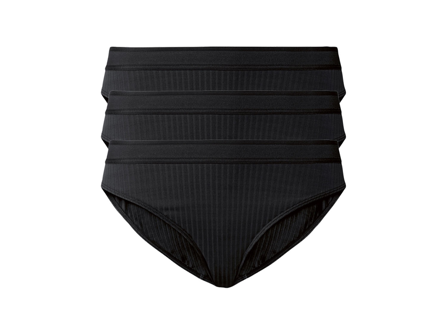 esmara Figi damskie, 3 pary XS 32-34, Czarny