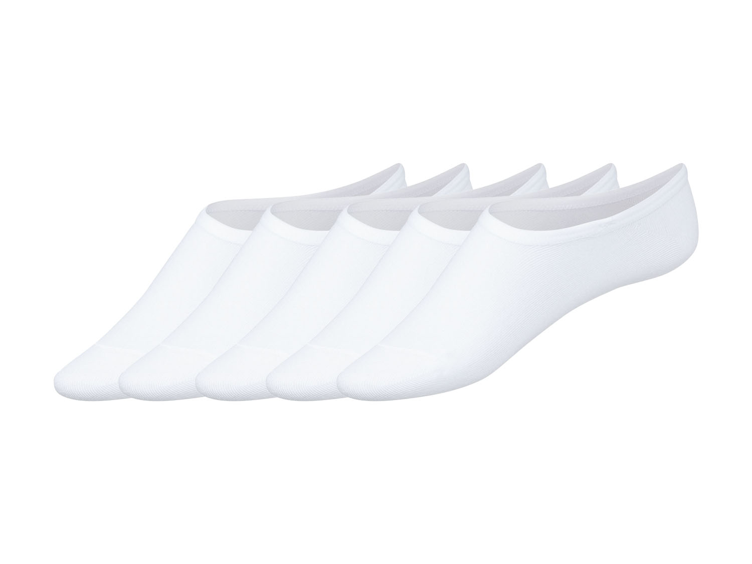 esmara Stopki damskie, 5 par 39-42, Biały