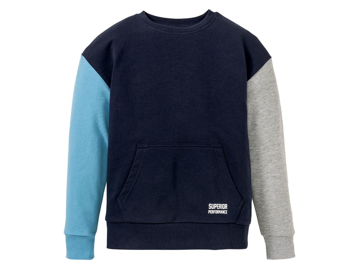 pepperts! Bluza dresowa chłopięca Navy/turkusowy, 158/164