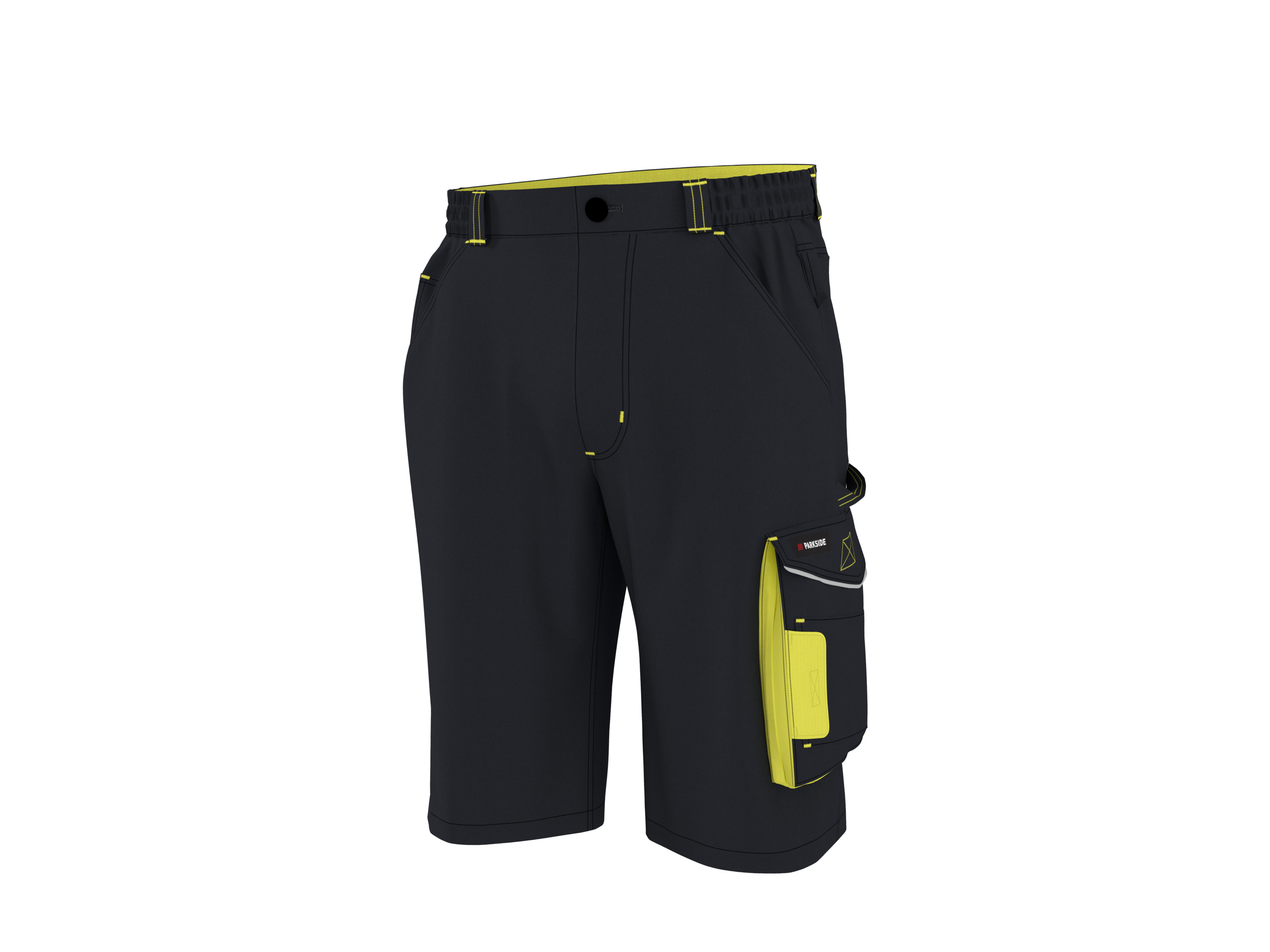 Parkside Szorty robocze męskie Czarny, 56