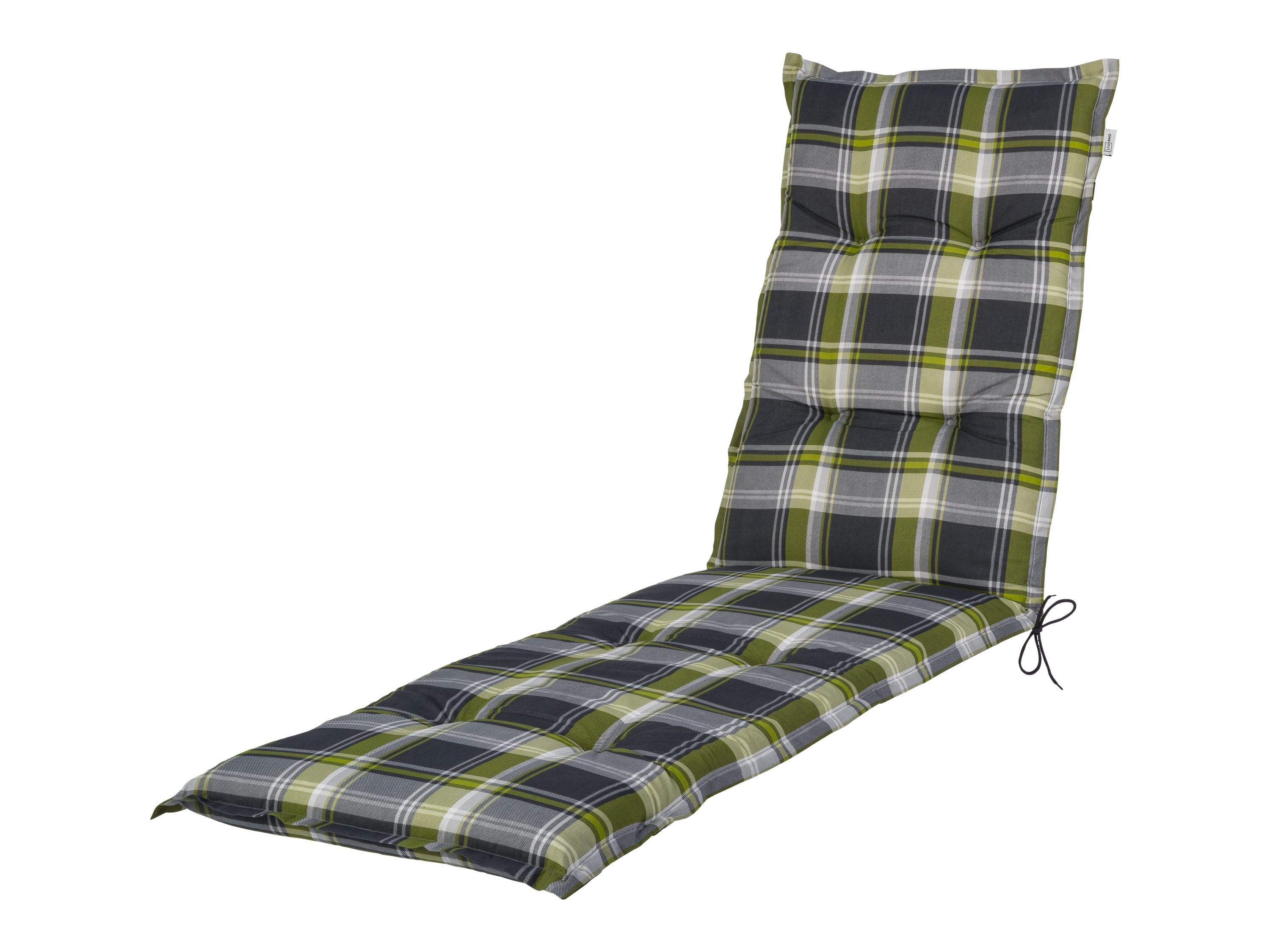 Livarno Poduszka na leżak Valencia / Miami Karo/zielony/niebieski