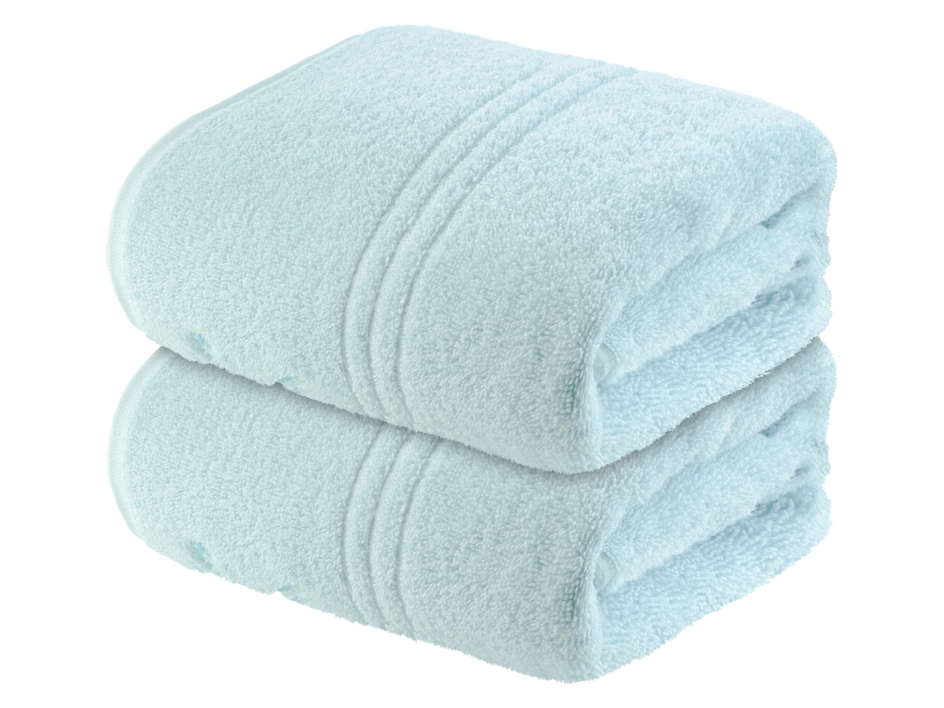 Sansibar Komplet 2 ręczników frotte, 50 x 100 cm Jasnoniebieski