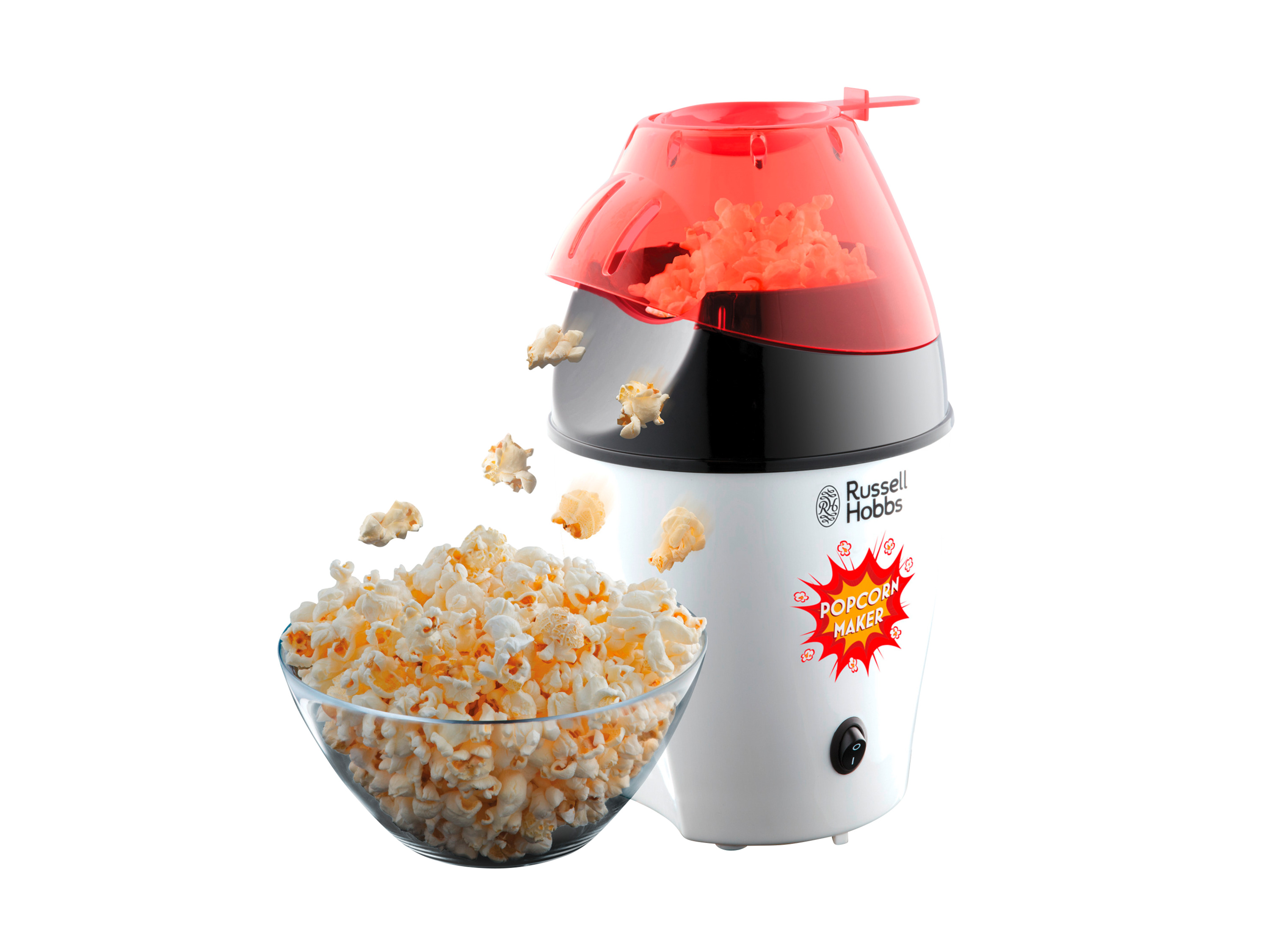 Russell Hobbs Fiesta Popcorn Maker, bez tłuszczu