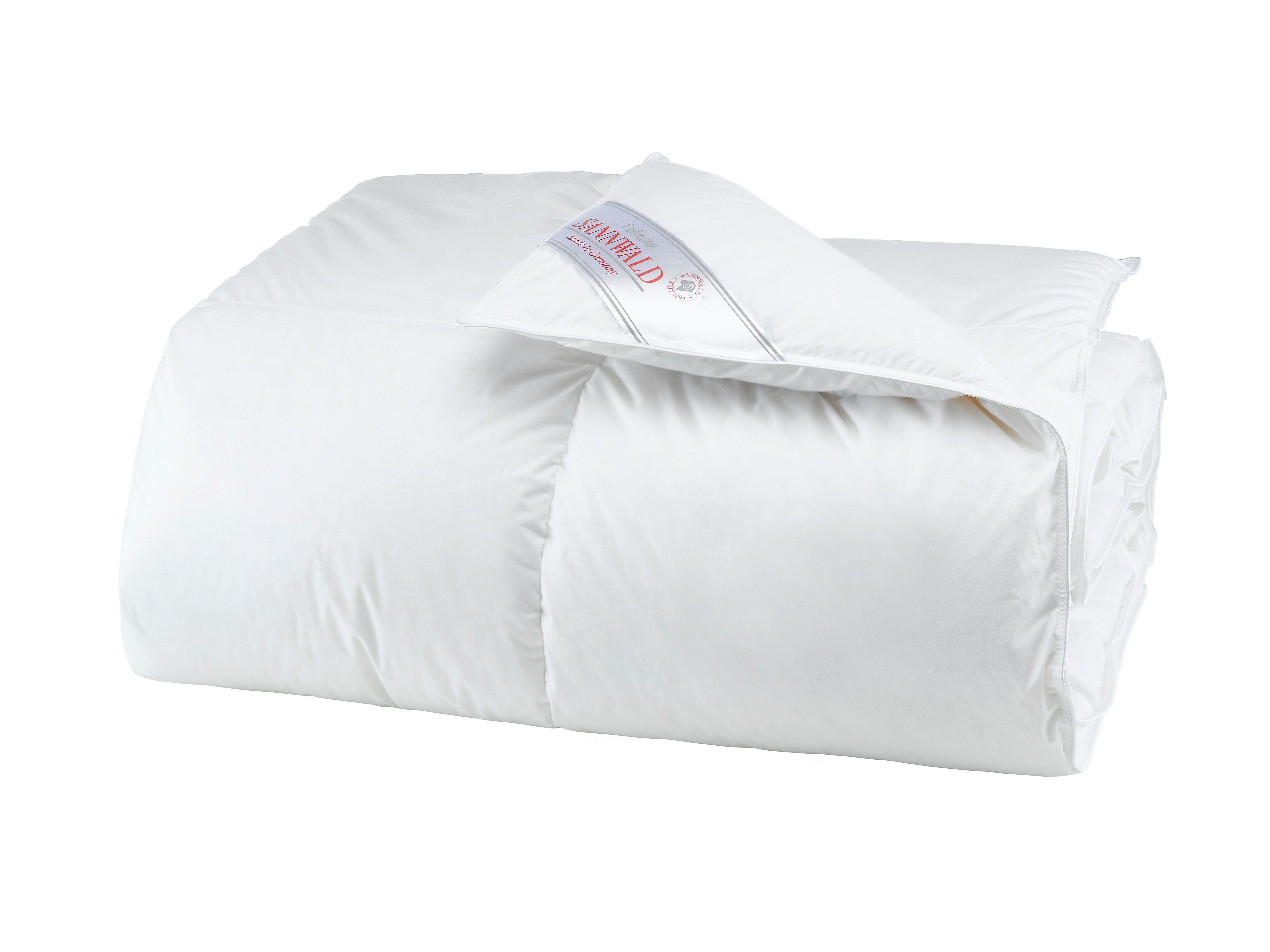 Sannwald Kołdra puchowa kasetowa ciepła 200 x 220 cm