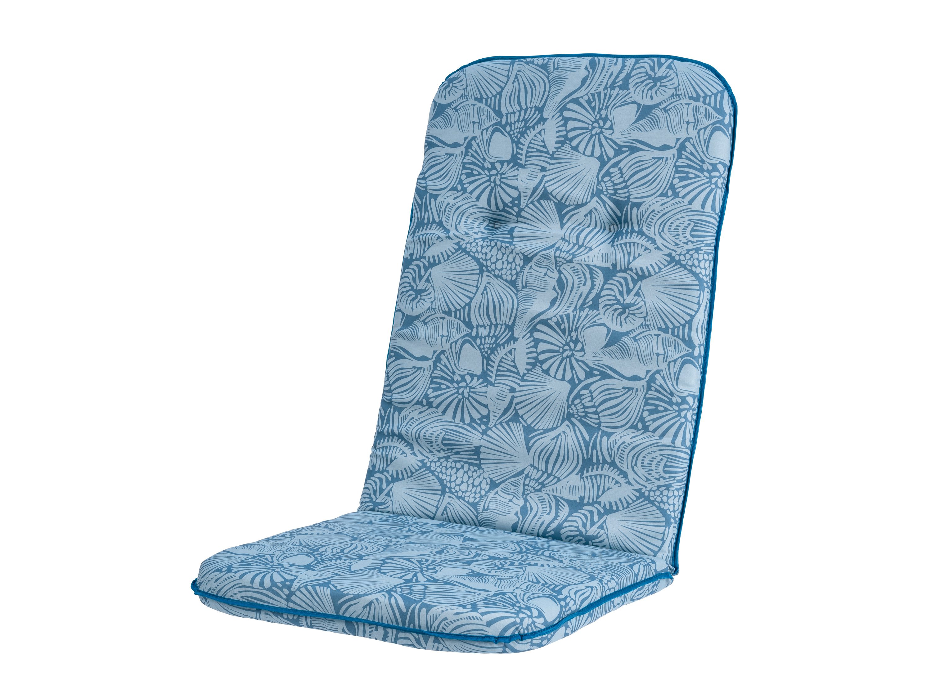 Livarno Poduszka na krzesło z wysokim oparciem Niebieski