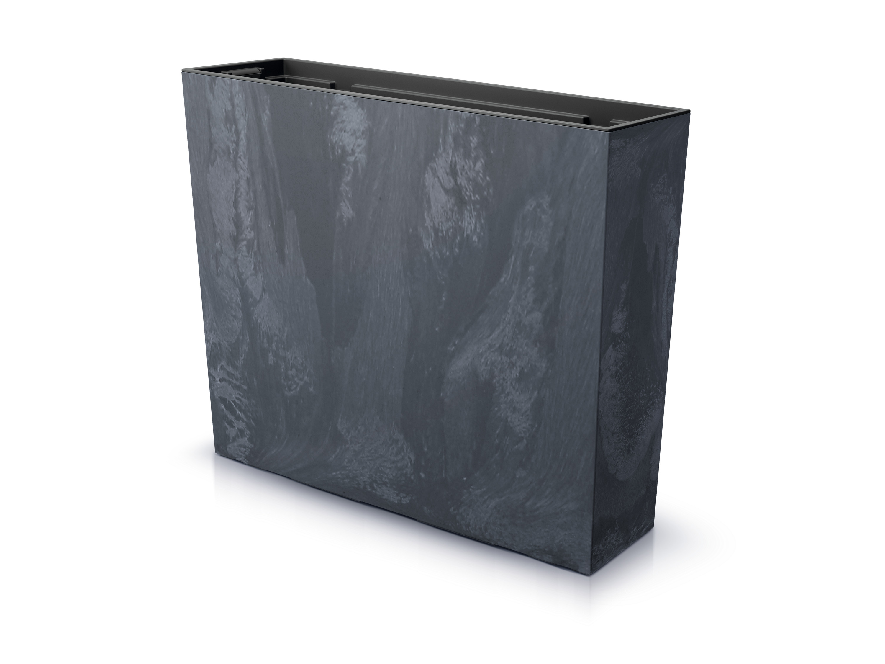 Prosperplast Donica Urbi Case Tower, 580x180x498 mm, efekt betonu 580x180x498, Antracytowy