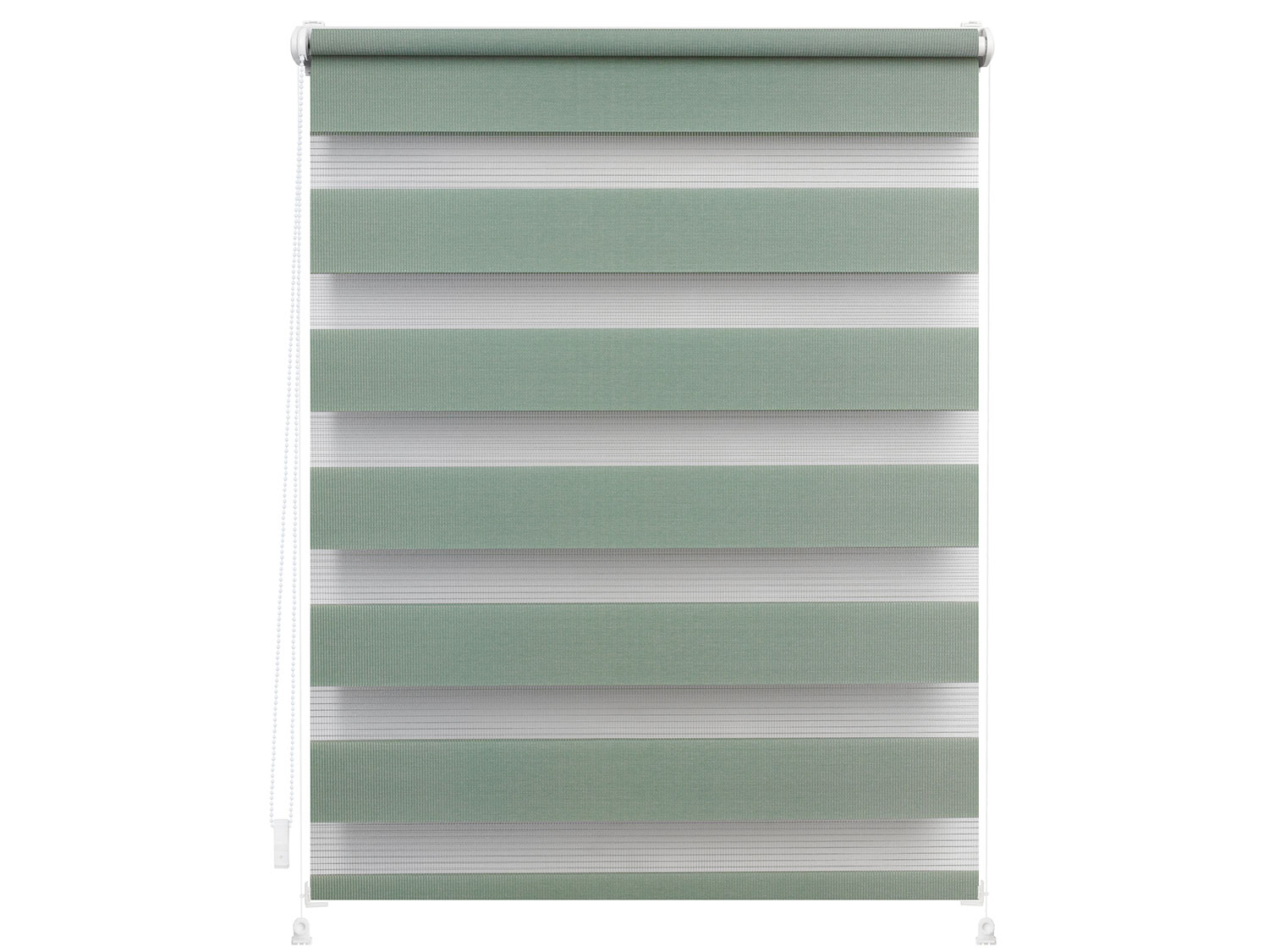Lichtblick Roleta dzień/ noc Klemmfix, bez wiercenia, zaciemniająca, od 45 x 150 cm Szałwiowy, 45 x 150 cm