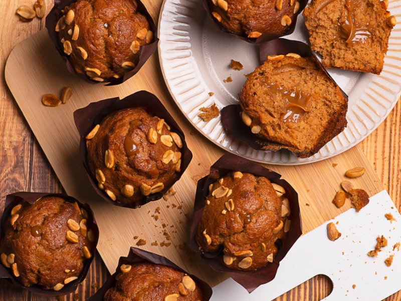 Muffin Słony Karmel 120 g - Piekarnie Cukiernie Putka