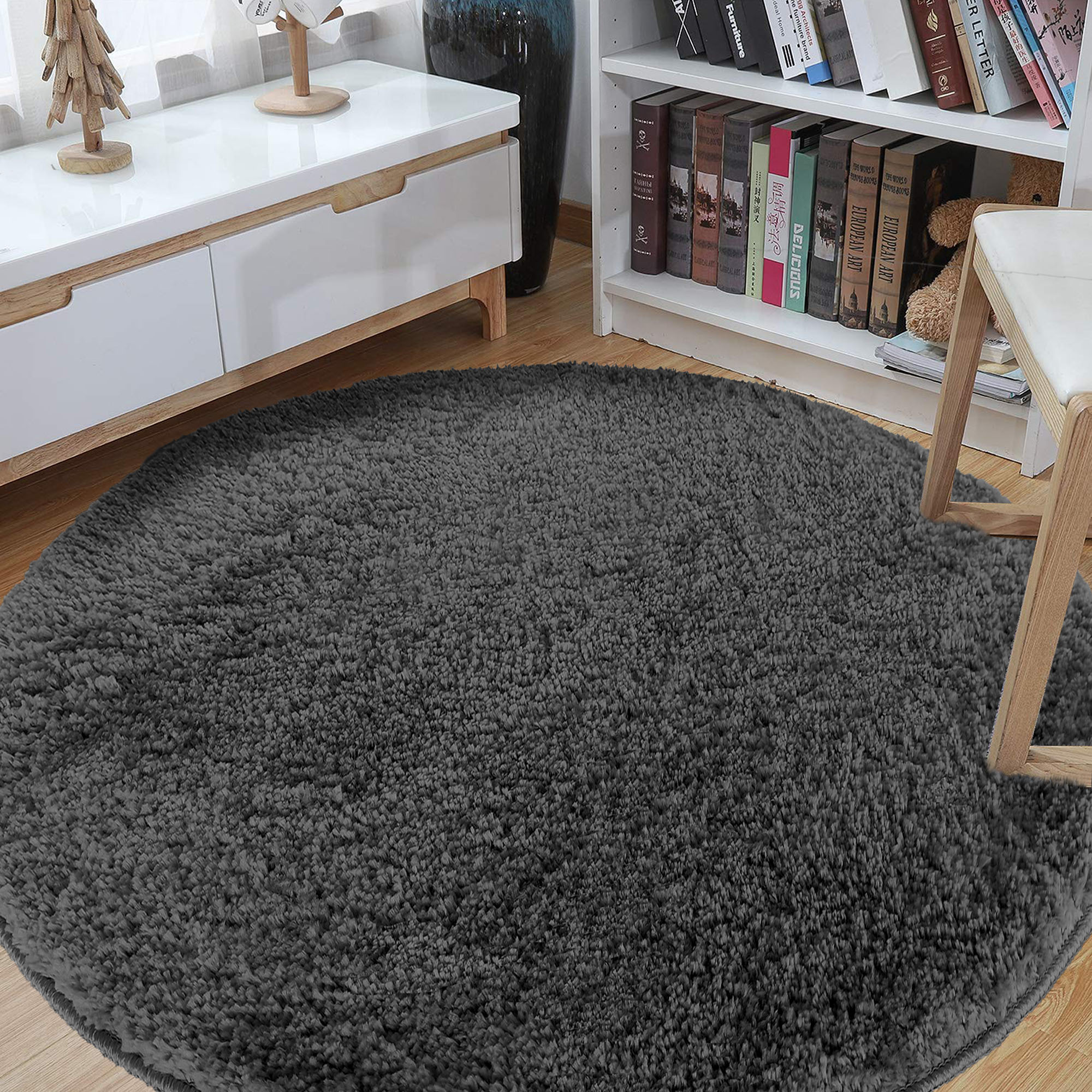 Dywan - - Szary - Shaggy - Dywanopol