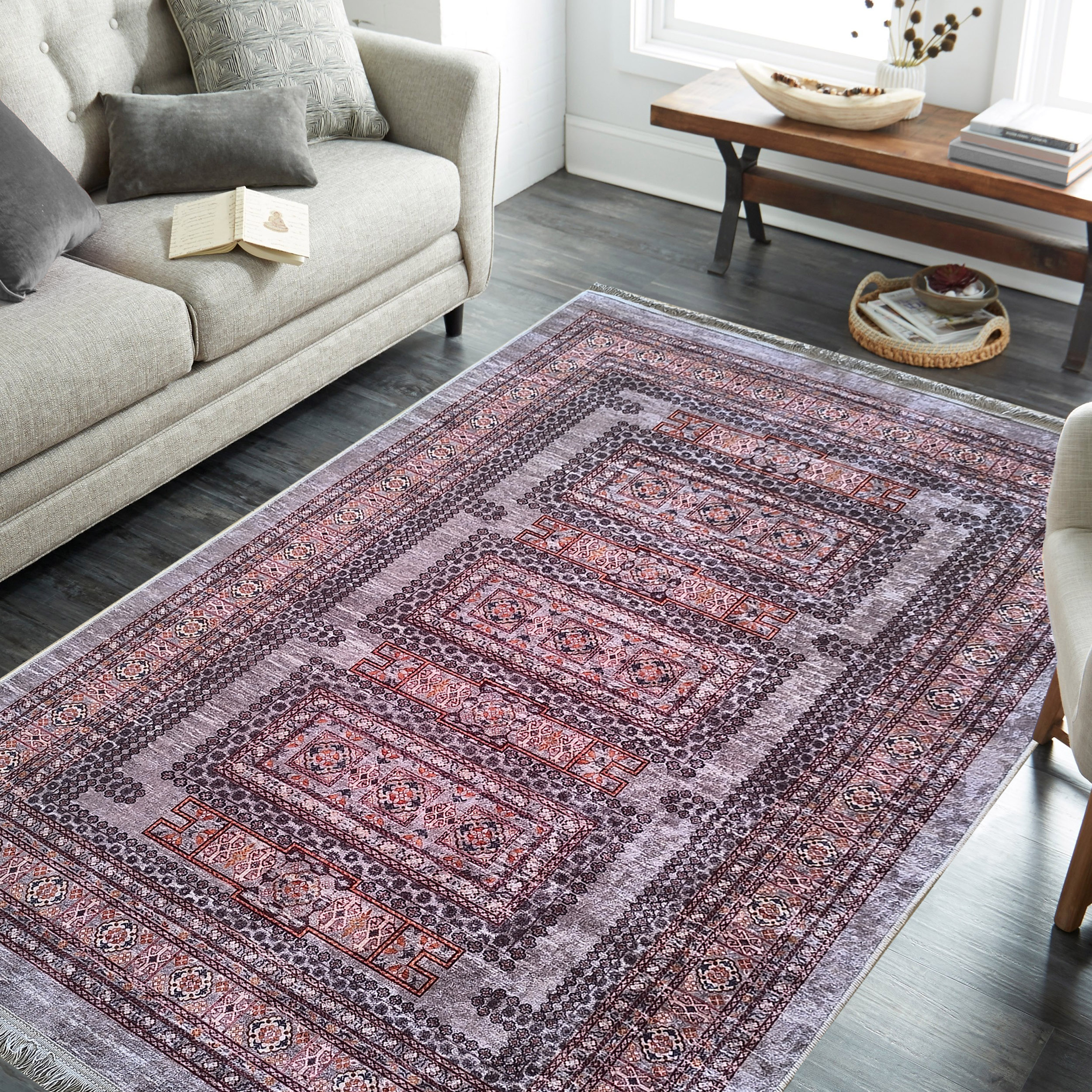 Dywan - 60 x 100 cm - Wielokolorowy - Nowoczesny - Dywanopol