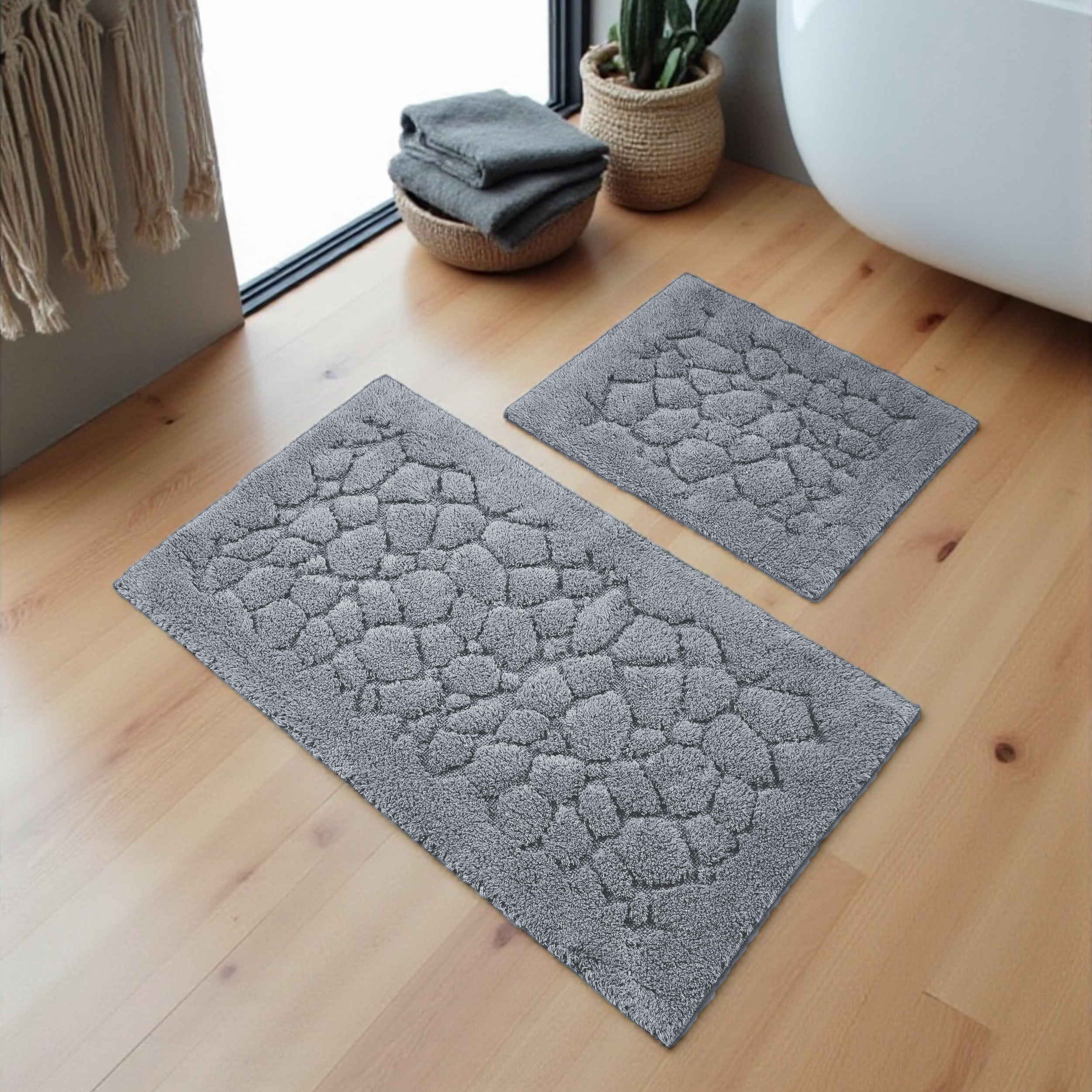 Komplet Dywaników Łazienkowych Boston 10 - Szary