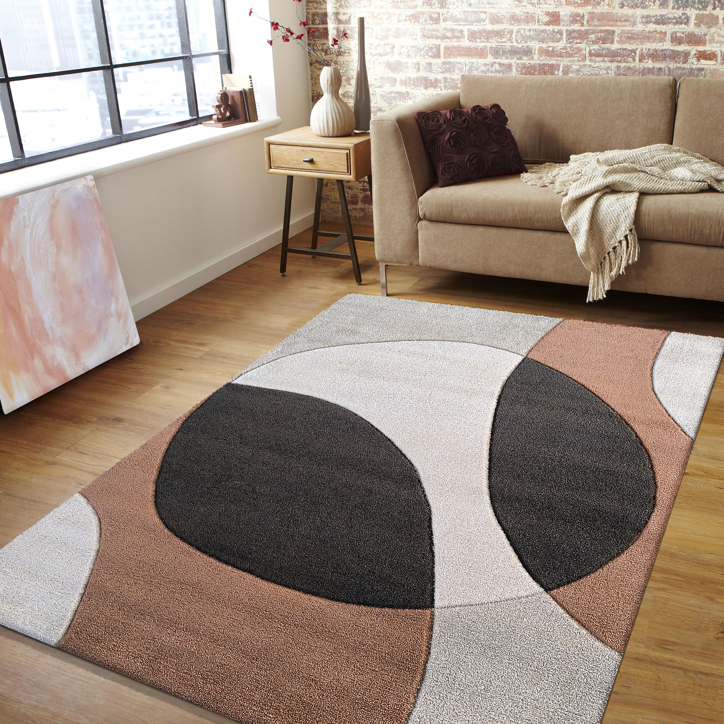 Dywan - 120 x 170 cm - Wielokolorowy - Nowoczesny - Dywanopol