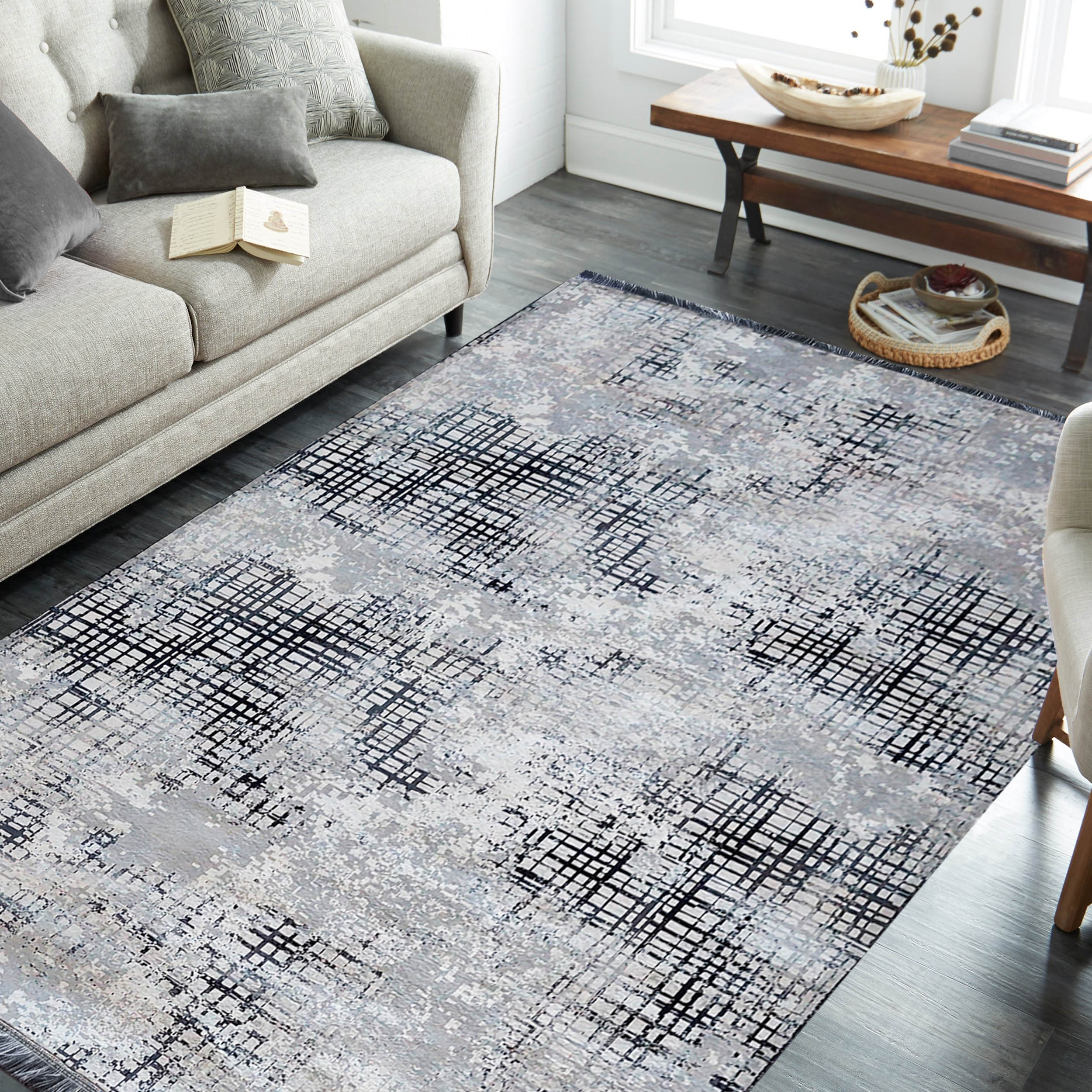 Dywan - 80 x 150 cm - Wielokolorowy - Nowoczesny - Dywanopol