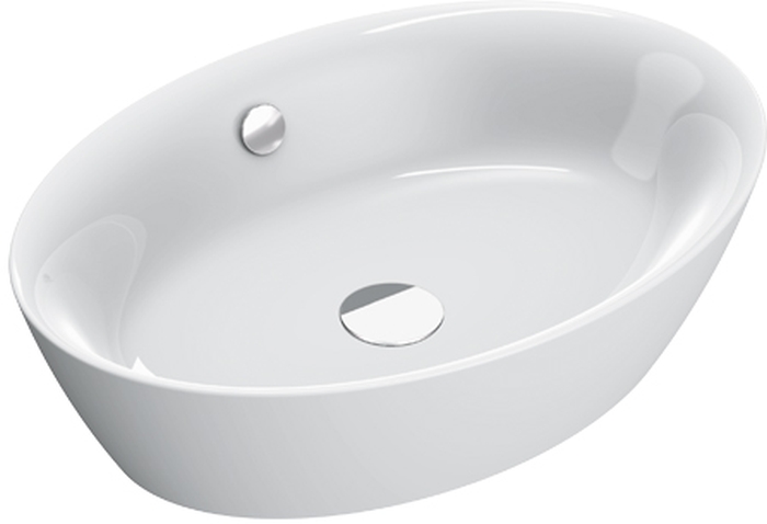 Darmowa Dostawa - Umywalka 60x42 cm owalna nablatowa biała Catalano Velis 0722600001