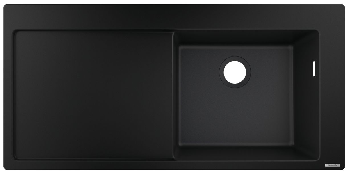 Darmowa Dostawa - Zlewozmywak granitowy 105x51 cm czarny Hansgrohe S 51 43314170
