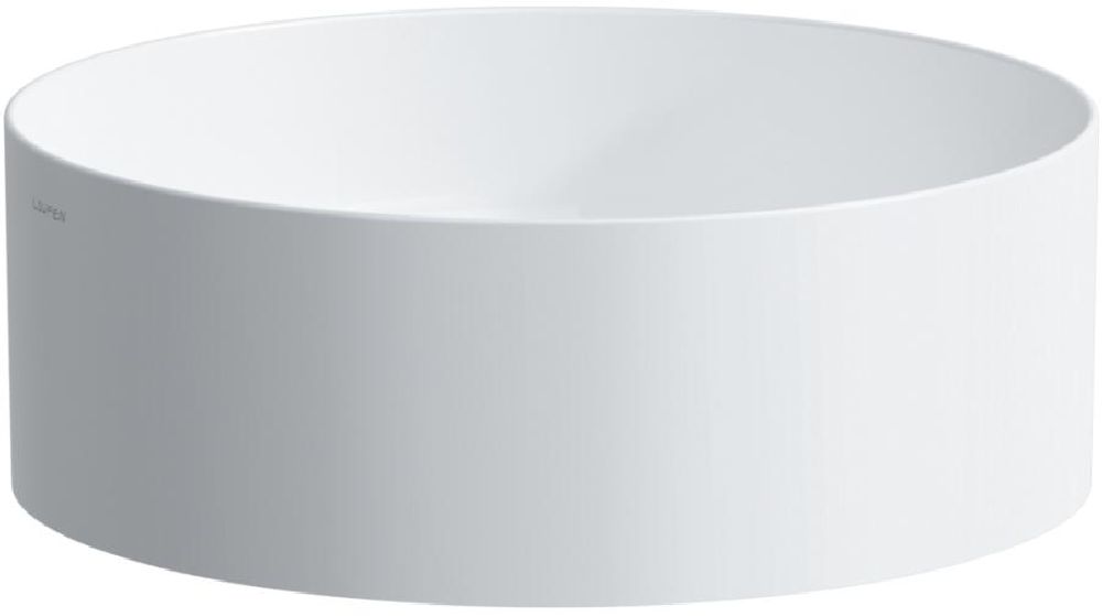 Darmowa Dostawa - Umywalka 38x38 cm okrągła nablatowa biała Laufen Living H8114354001121