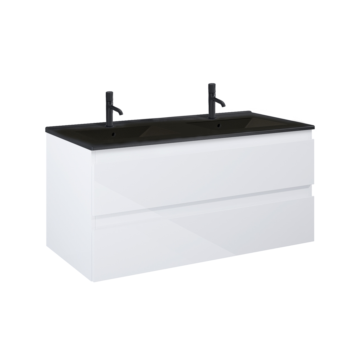 Darmowa Dostawa - Umywalka z szafką 120 cm białą Oltens Vernal 68465000