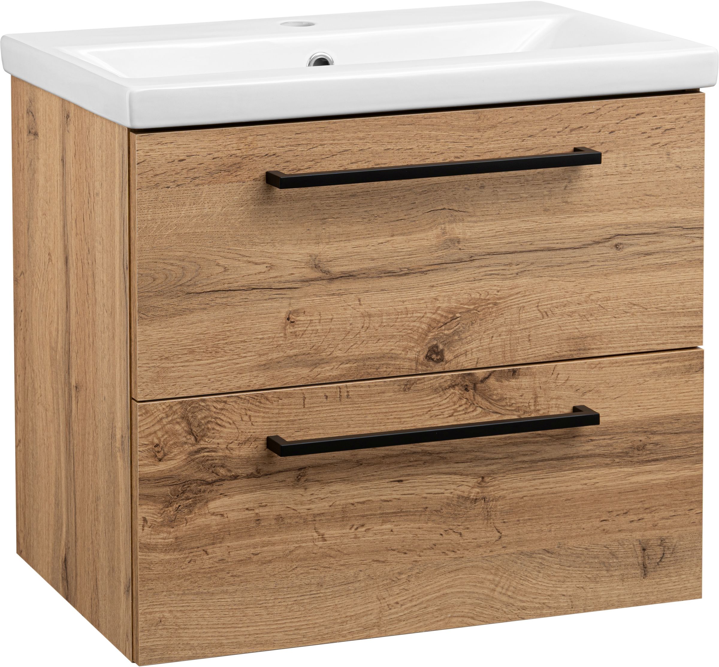 Darmowa Dostawa - Umywalka z szafką 61 cm dąb Astor Aster AMATU6020N