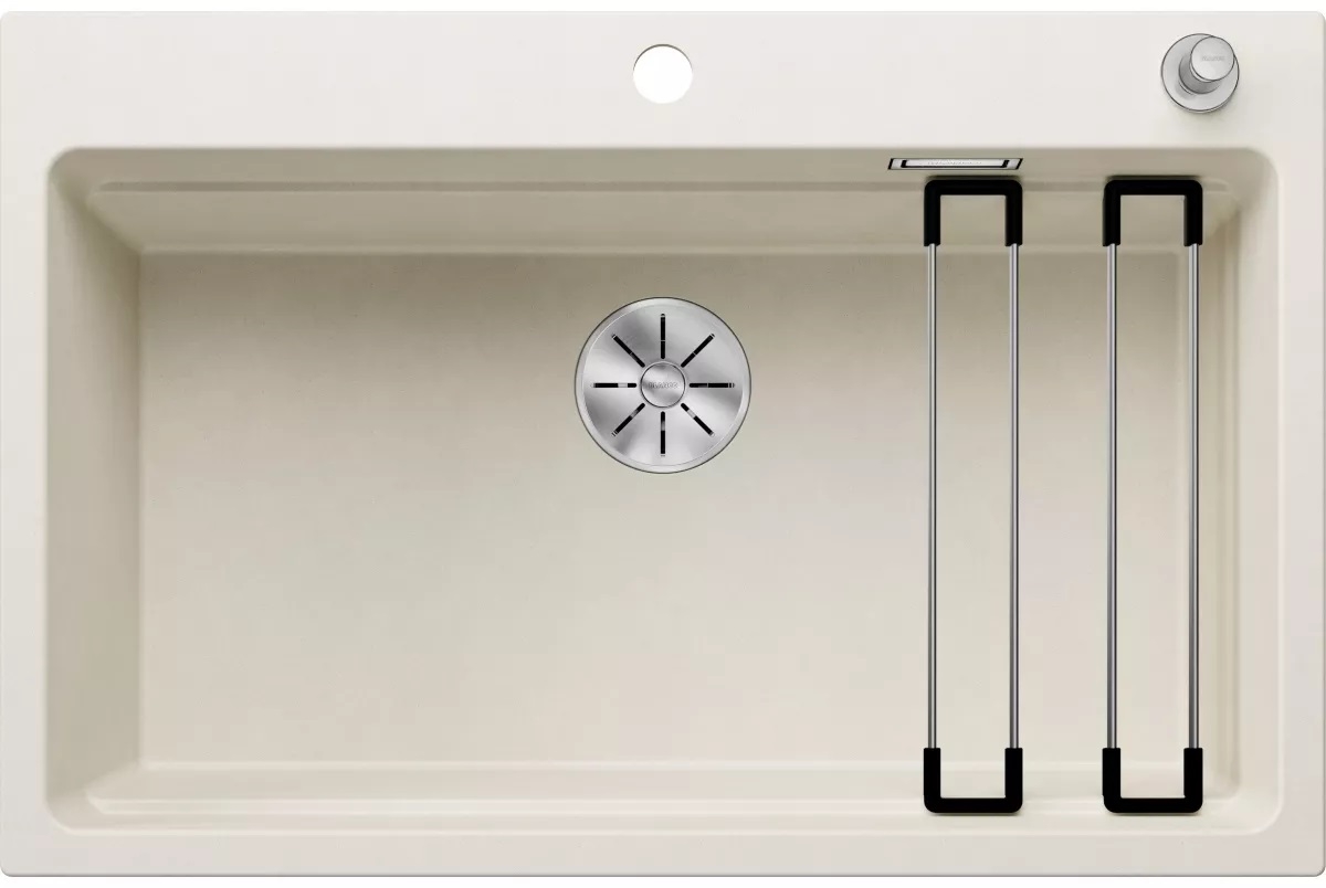 Darmowa Dostawa - Zlewozmywak granitowy 78x51 cm biały Blanco Etagon 8 527080