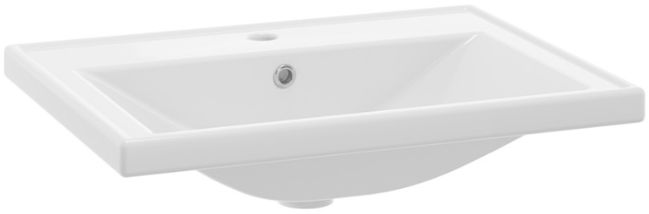 Darmowa Dostawa - Umywalka 61x46 cm prostokątna meblowa biała Defra Nanu 1032