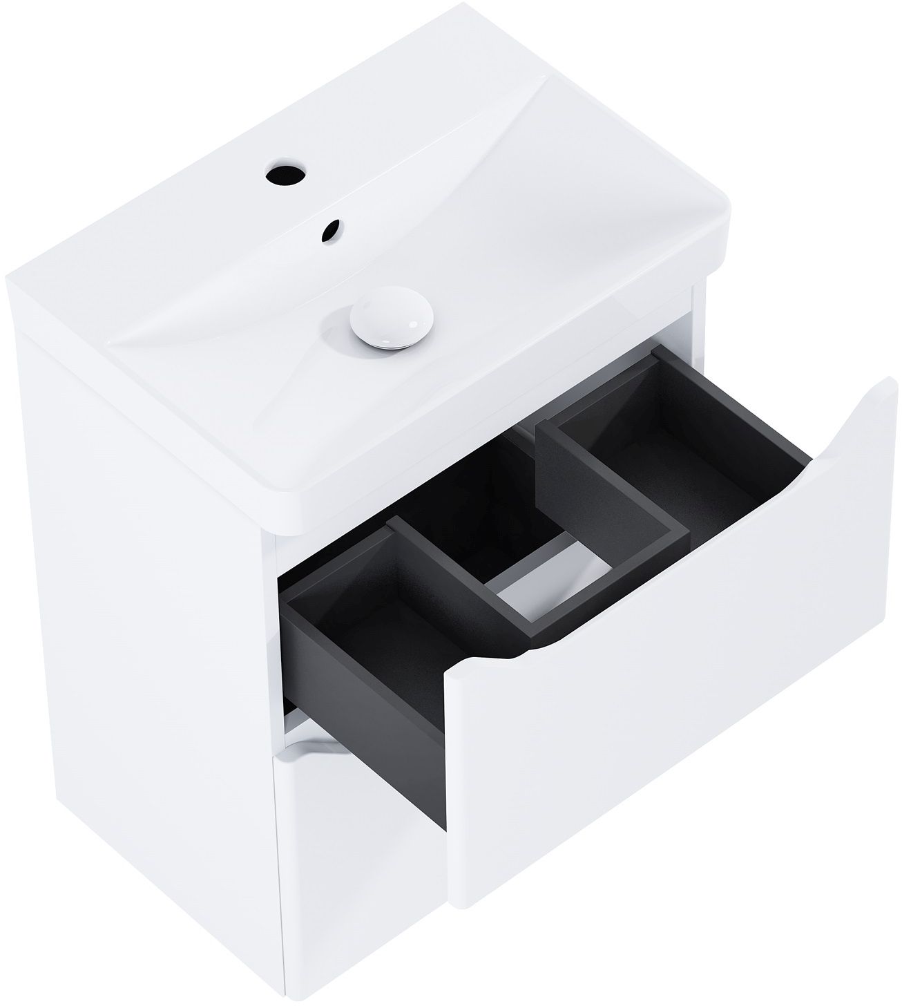 Darmowa Dostawa - Umywalka z szafką 50.8 cm białą Elita Helo RE020500205290