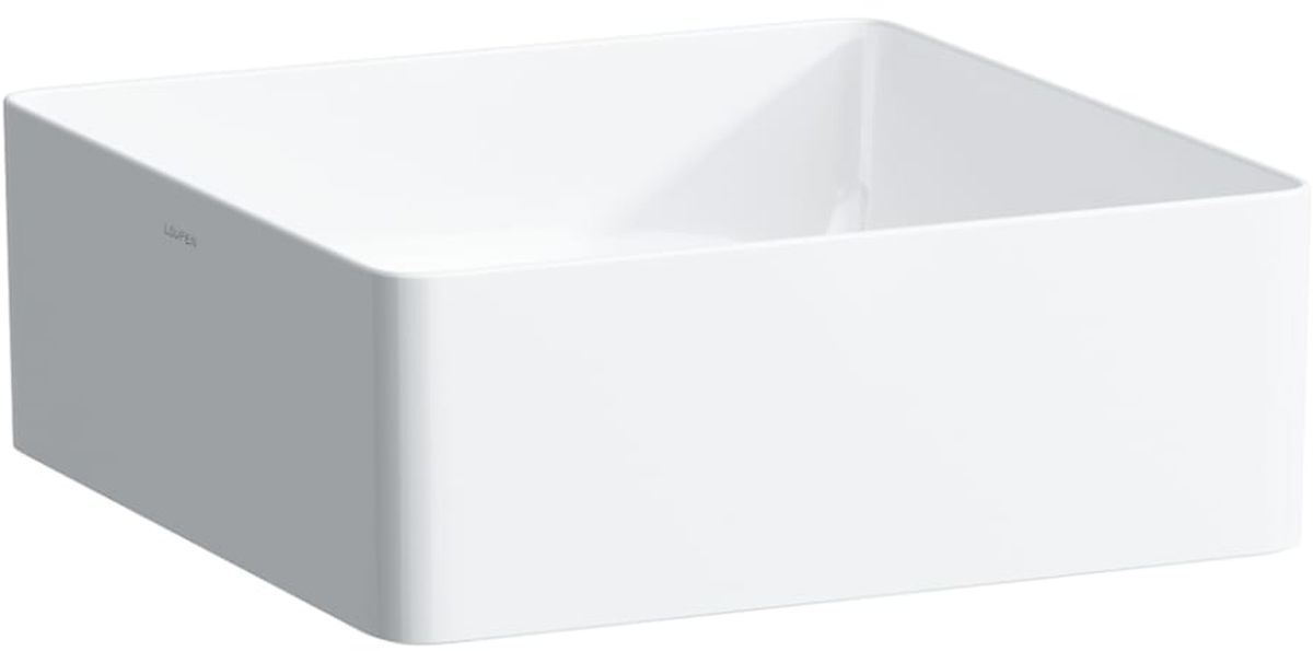 Darmowa Dostawa - Umywalka 36x36 cm kwadratowa nablatowa biała Laufen Living Square H8114330001121