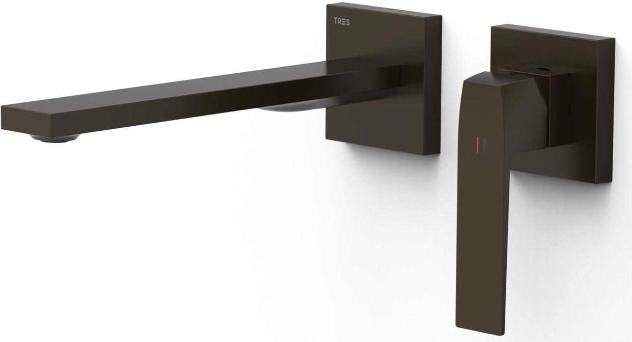 Darmowa Dostawa - Bateria umywalkowa podtynkowa czarna Tres Slim Exclusive 20230022KMB