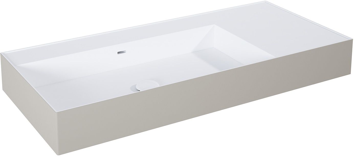 Darmowa Dostawa - Umywalka 100.5x45.5 cm prostokątna ścienna biała Elita Level RE041461226190